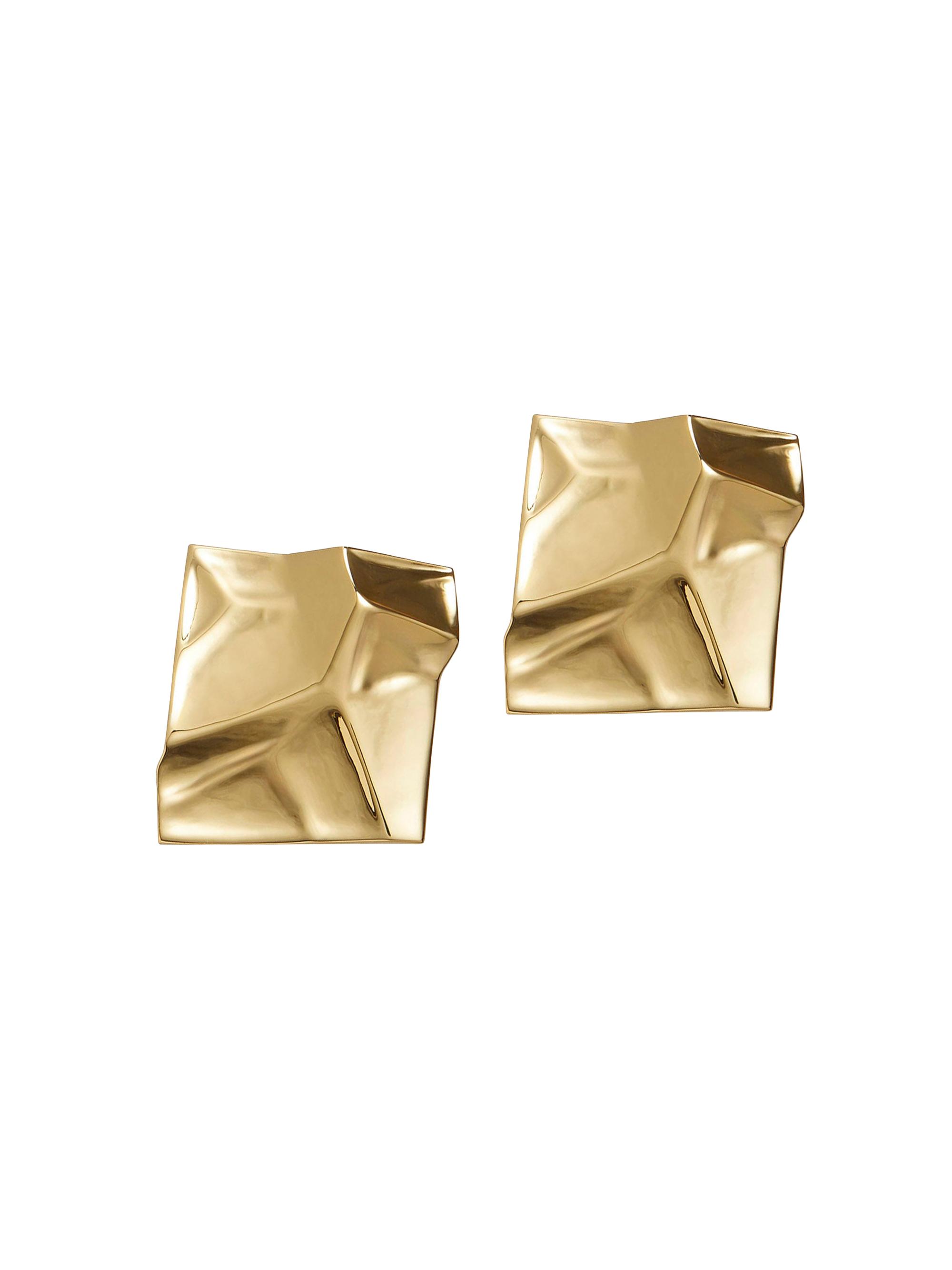 Lele Sadoughi Women's Tetra 14K-Gold-Plated Stud Earrings - Gold