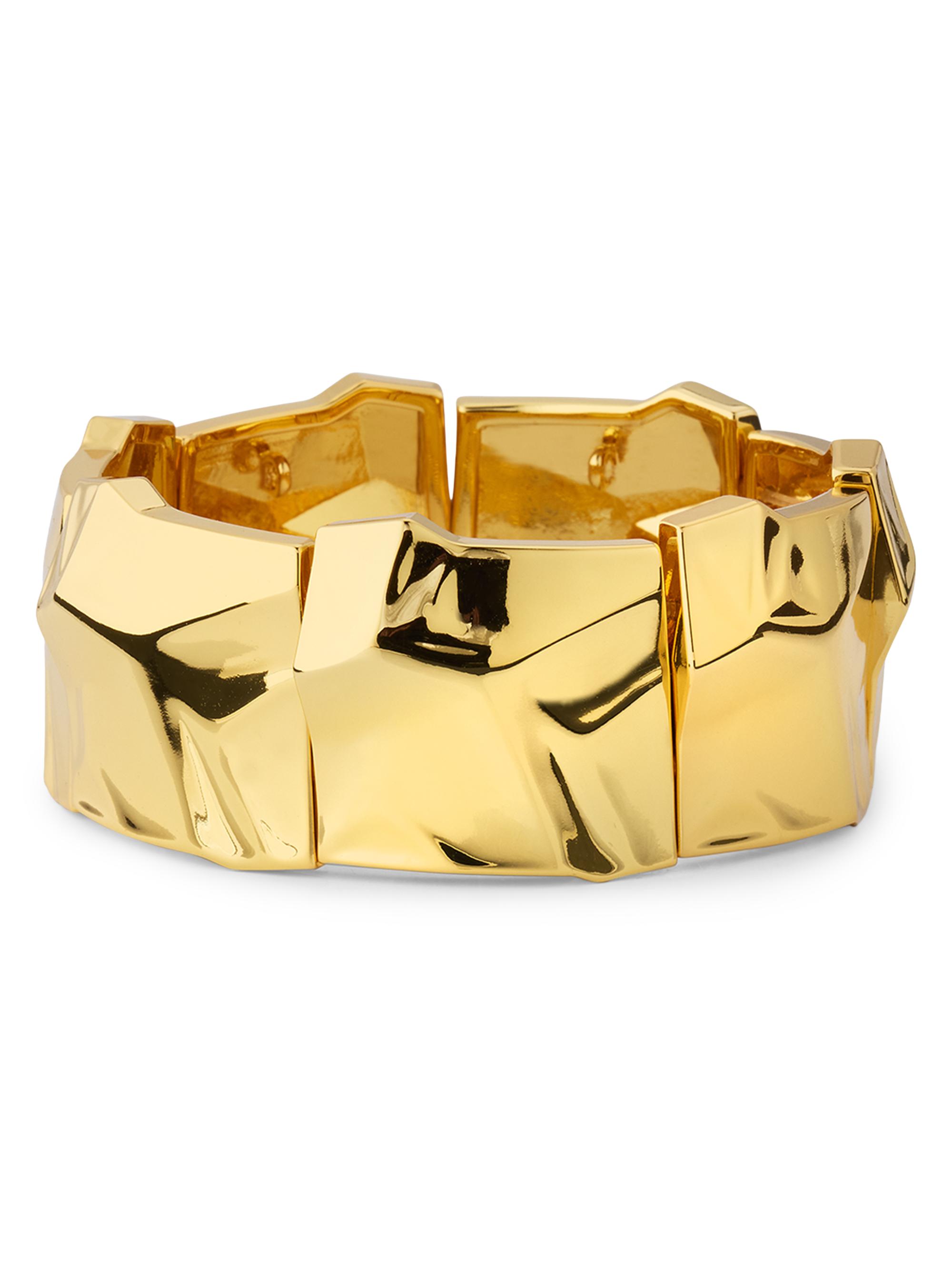 Lele Sadoughi Women's Tetra 14K-Gold-Plated Bracelet - Gold