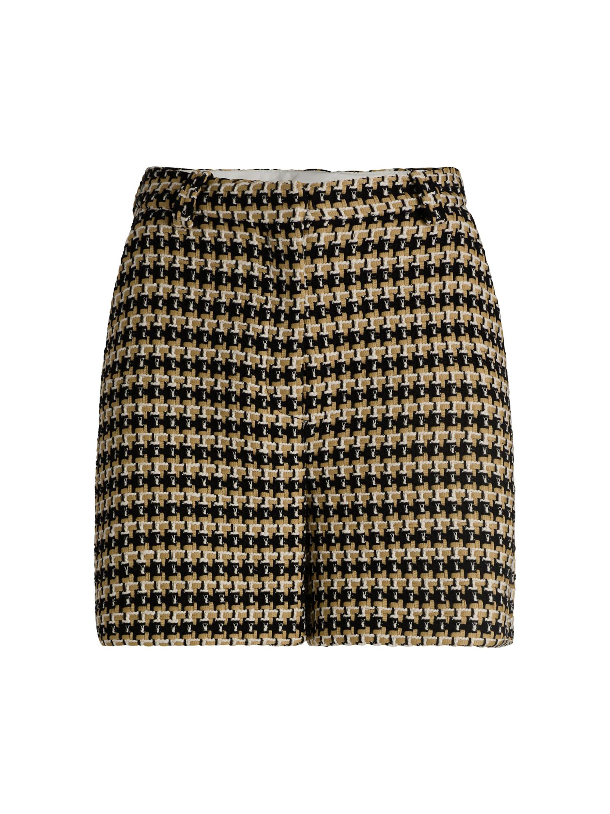 BOSS Women's Relaxed-Fit Shorts in Tweed - Patterned