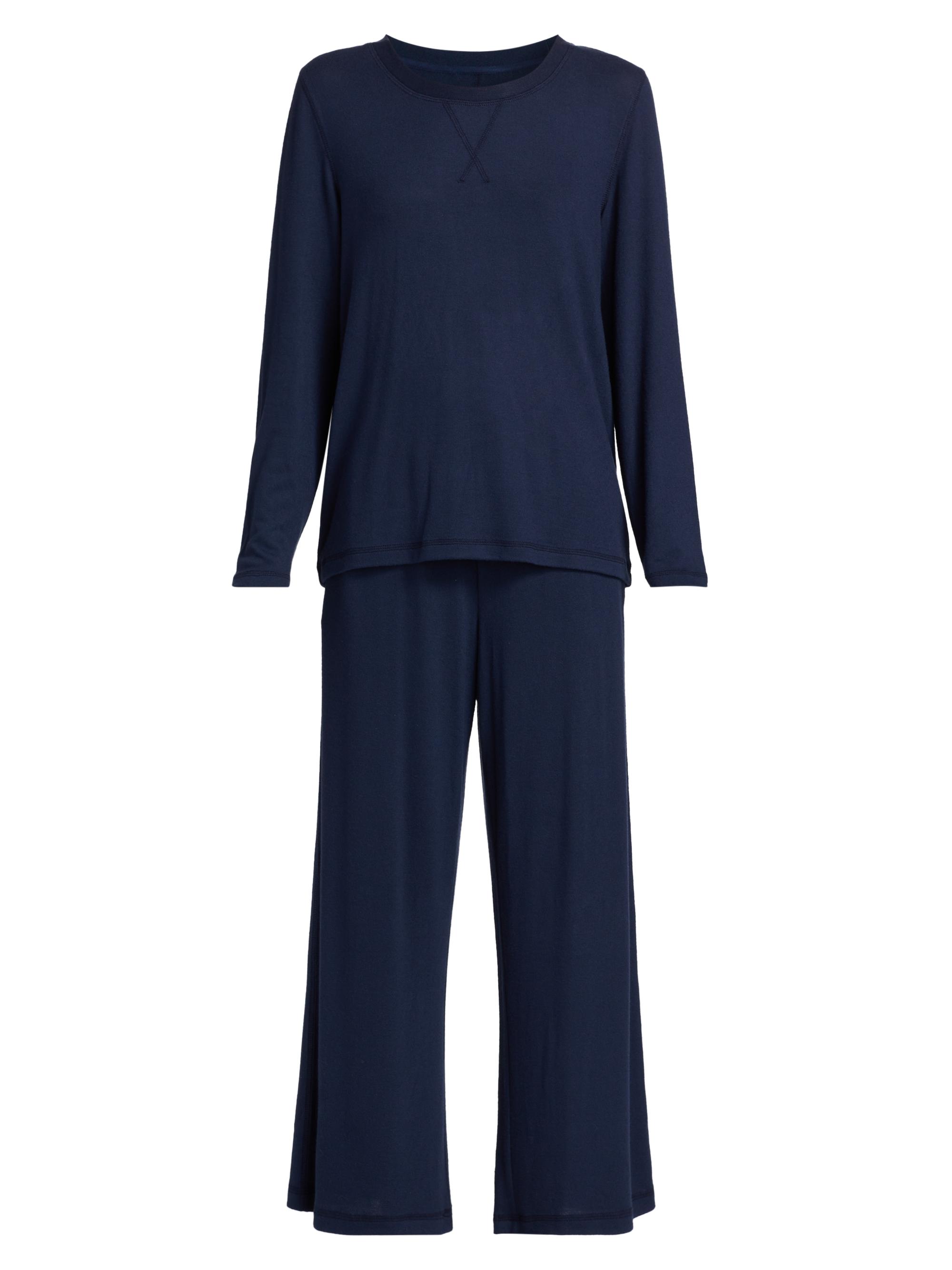 Papinelle Women's Do Not Disturb Pajamas - Winter Navy