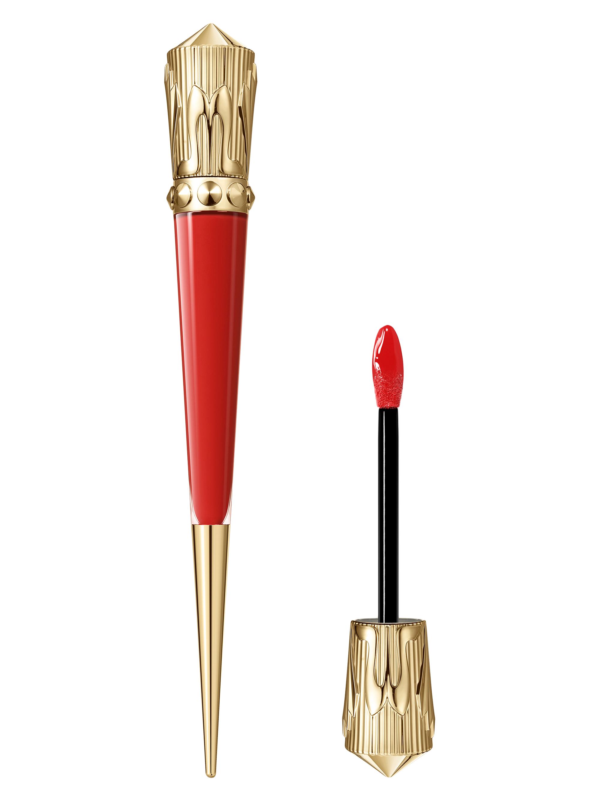 Christian Louboutin Women's Rouge Stiletto Vinyl Gloss - Fire Red