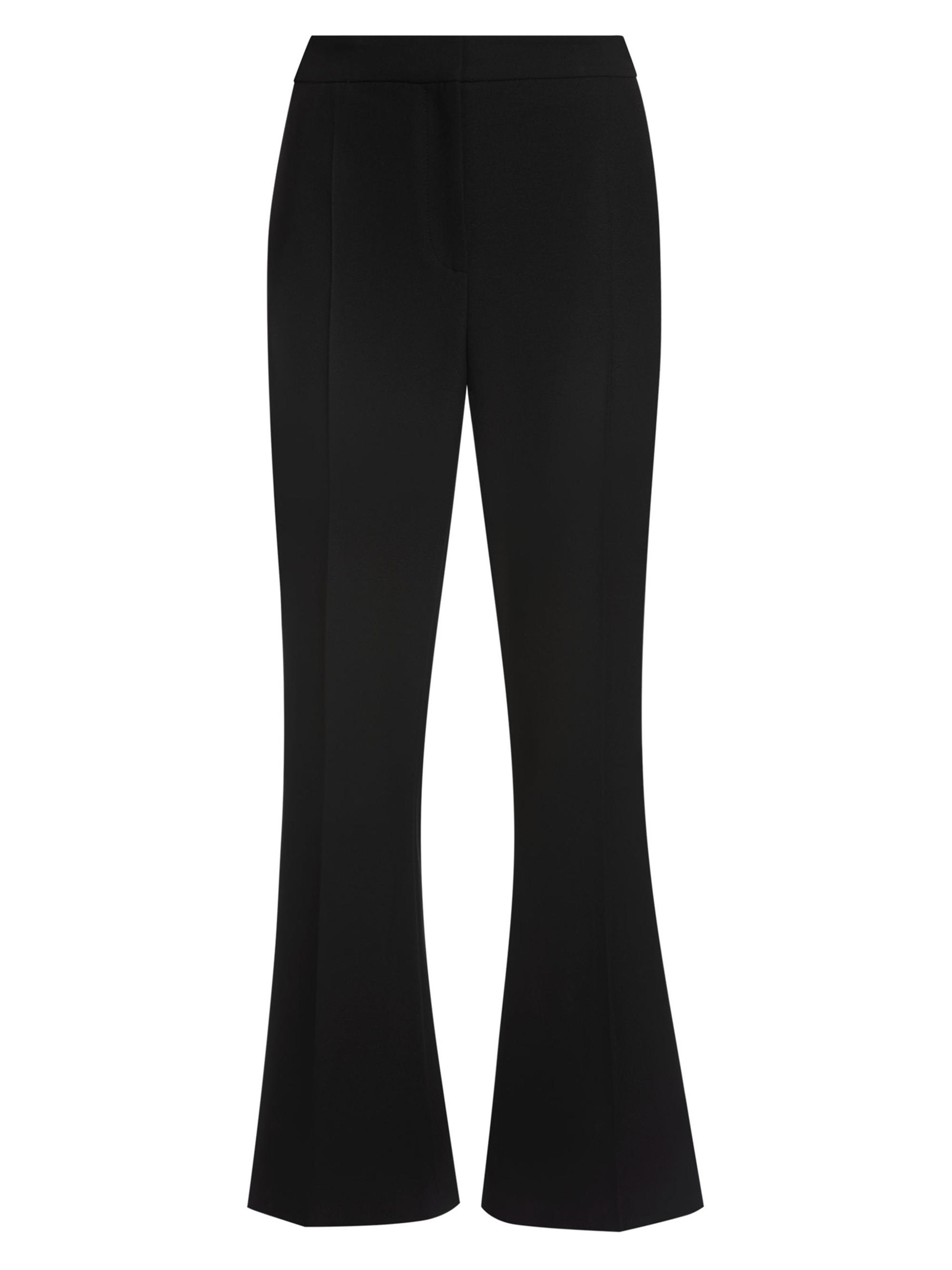 BOSS Women's Slim-Fit Trousers with Bootcut Leg - Black