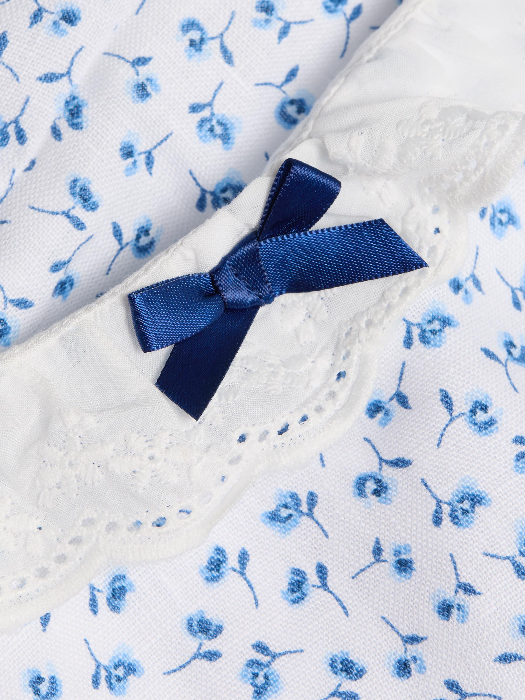 Reformation Alice Floral Puff-Sleeve Linen Top | Saks Fifth Avenue