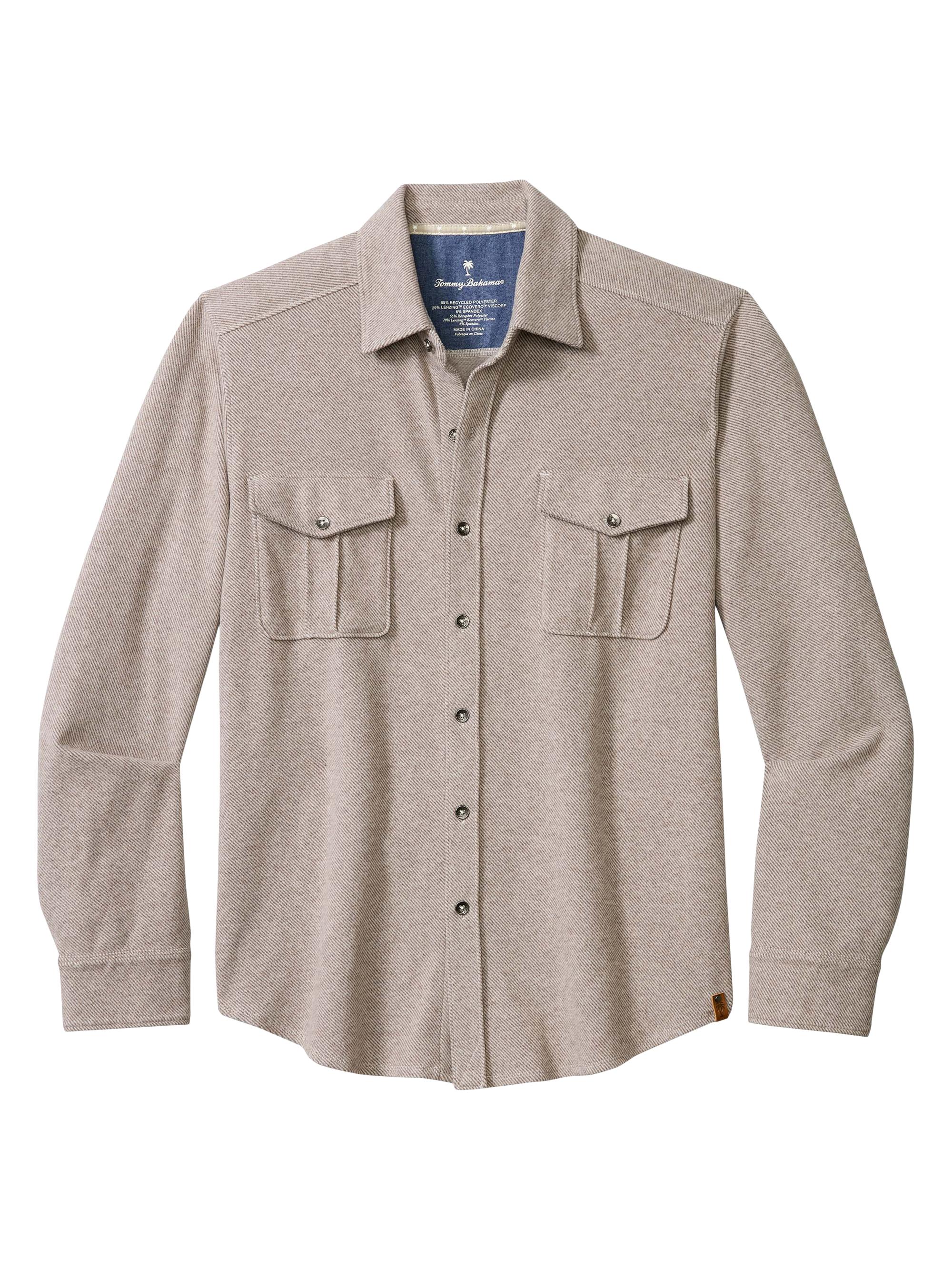 Tommy Bahama Men's Fireside Coast Classic-Fit Twill Shirt - Trophy Cup