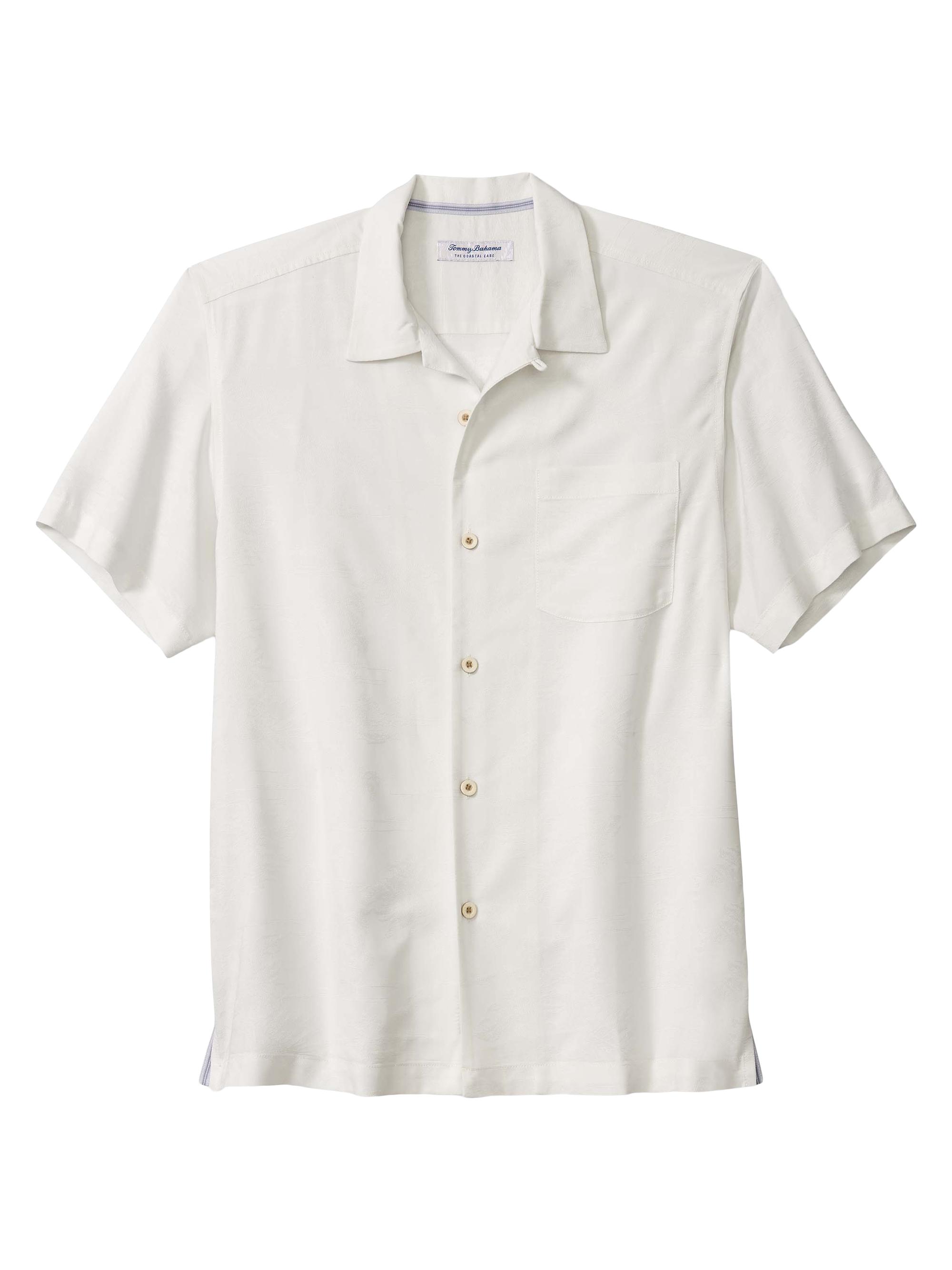 Tommy Bahama Men's Coastal Ease Jacquard Shirt - White