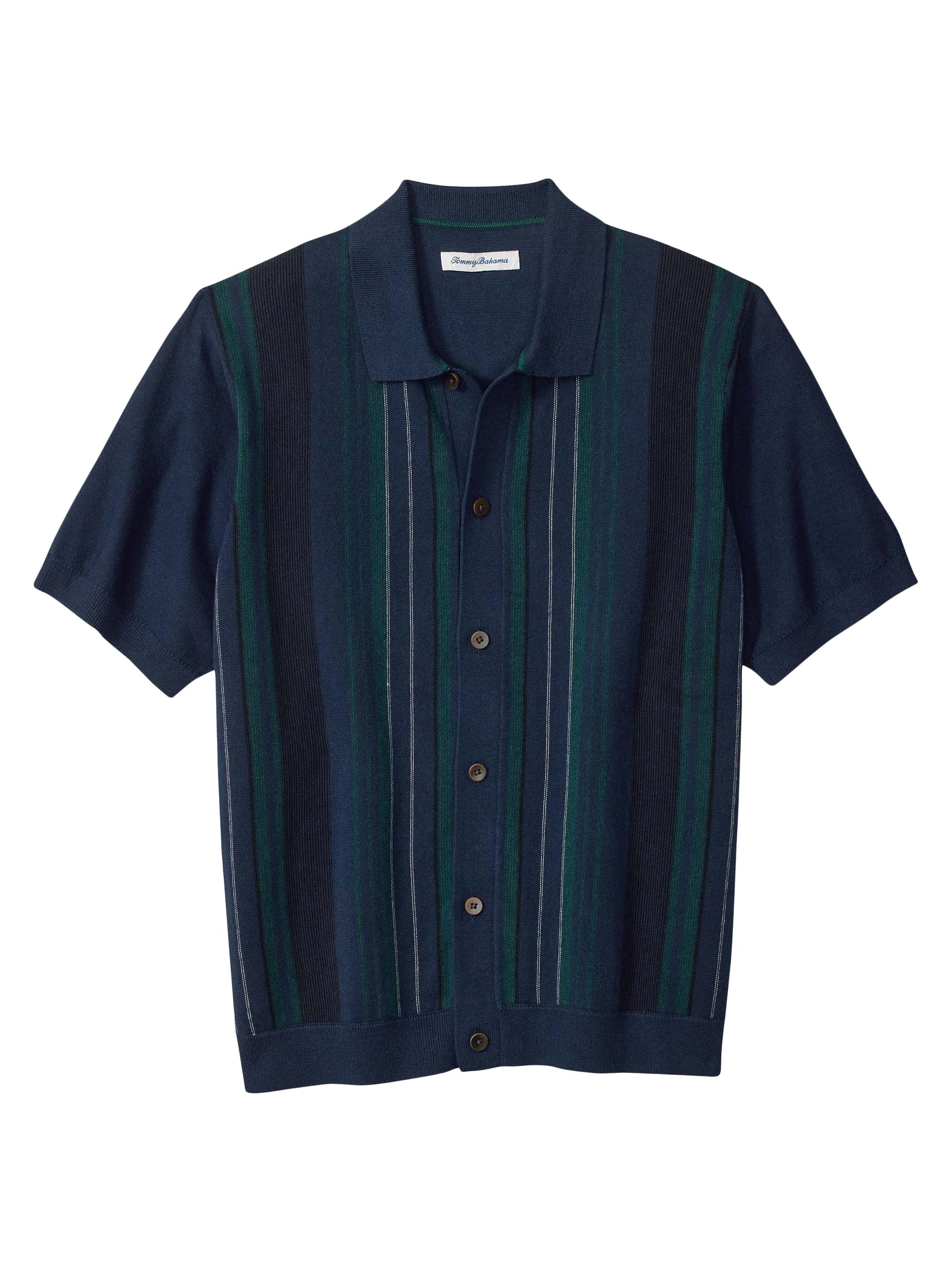 Tommy Bahama Men's Palmarito Knit Button-Front Polo Shirt - Coastline