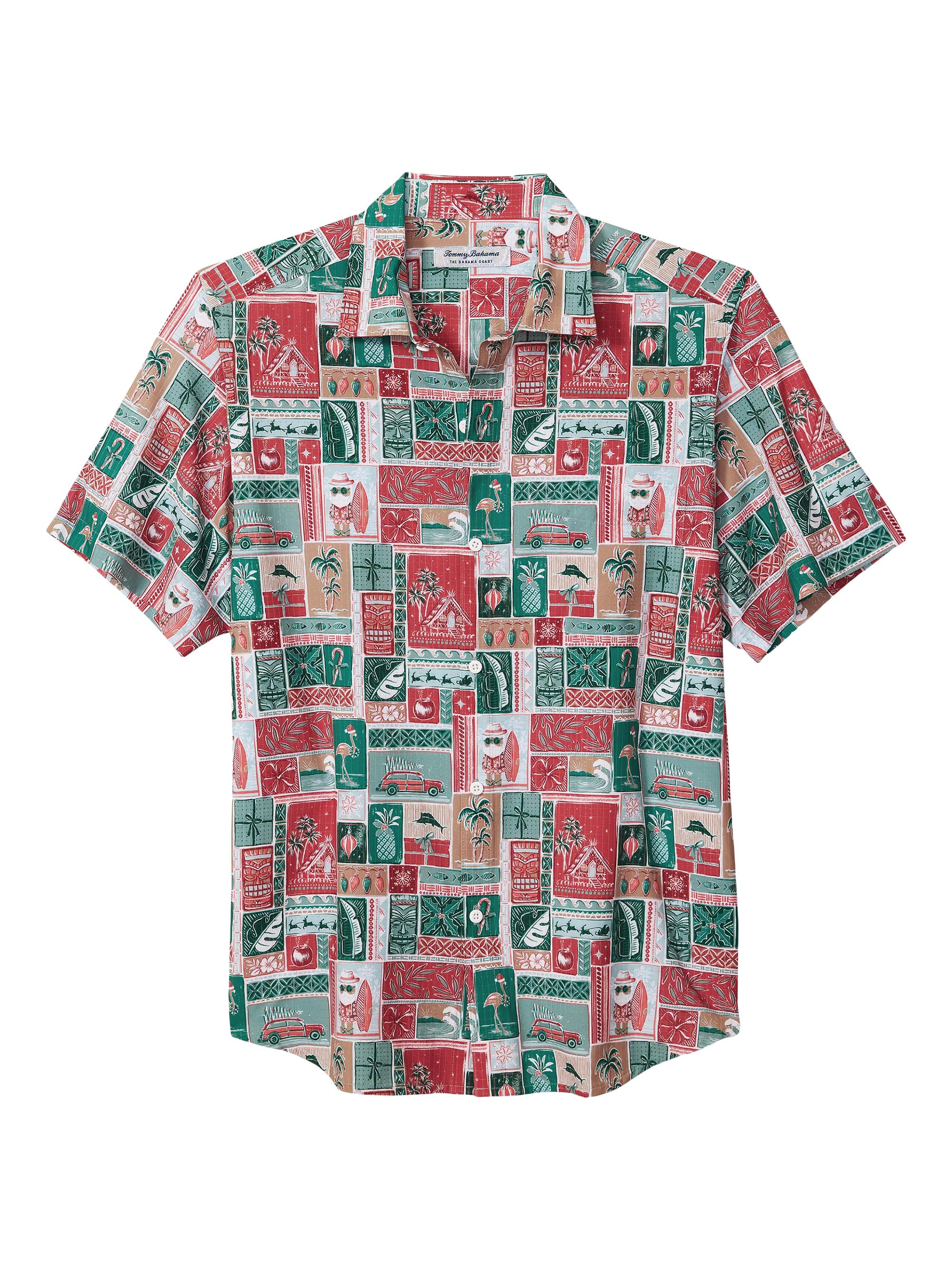 Tommy Bahama Men's Bahama Coast Gift Wrap Shirt - Havana