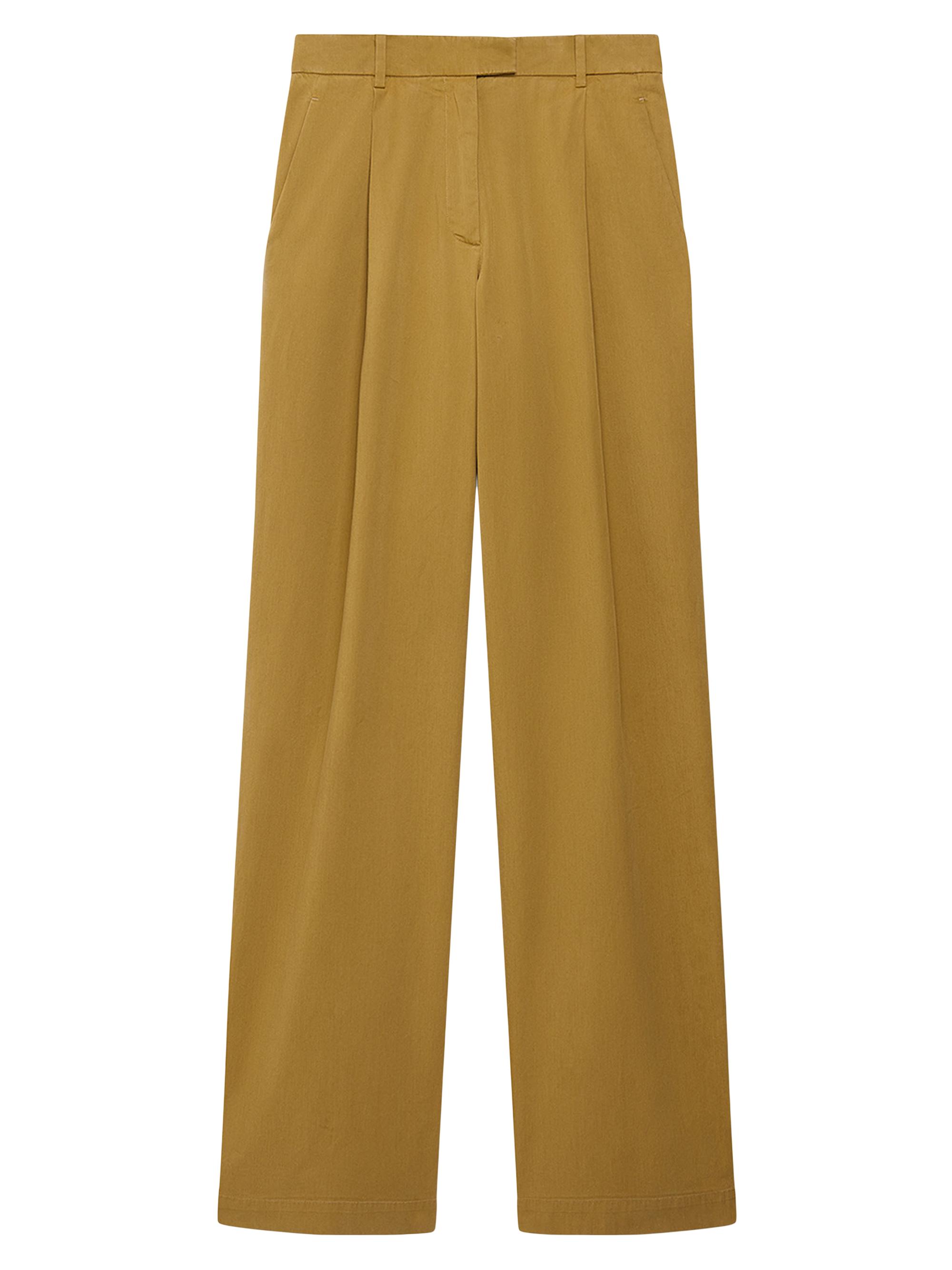 Another Tomorrow Women's Relaxed Wide Leg Pants - Thyme