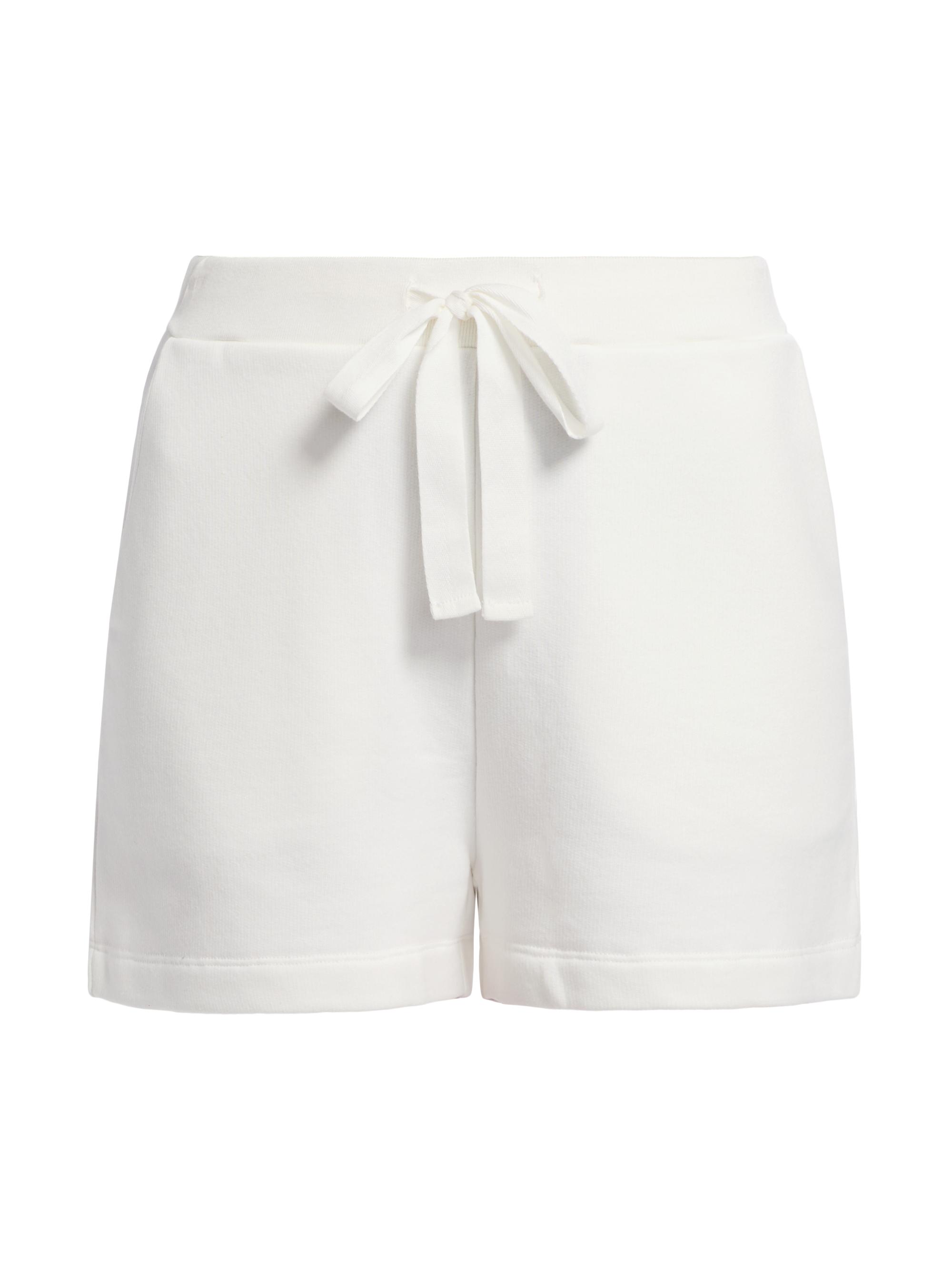 Majestic Filatures Women's Cotton Drawstring Shorts - Milk