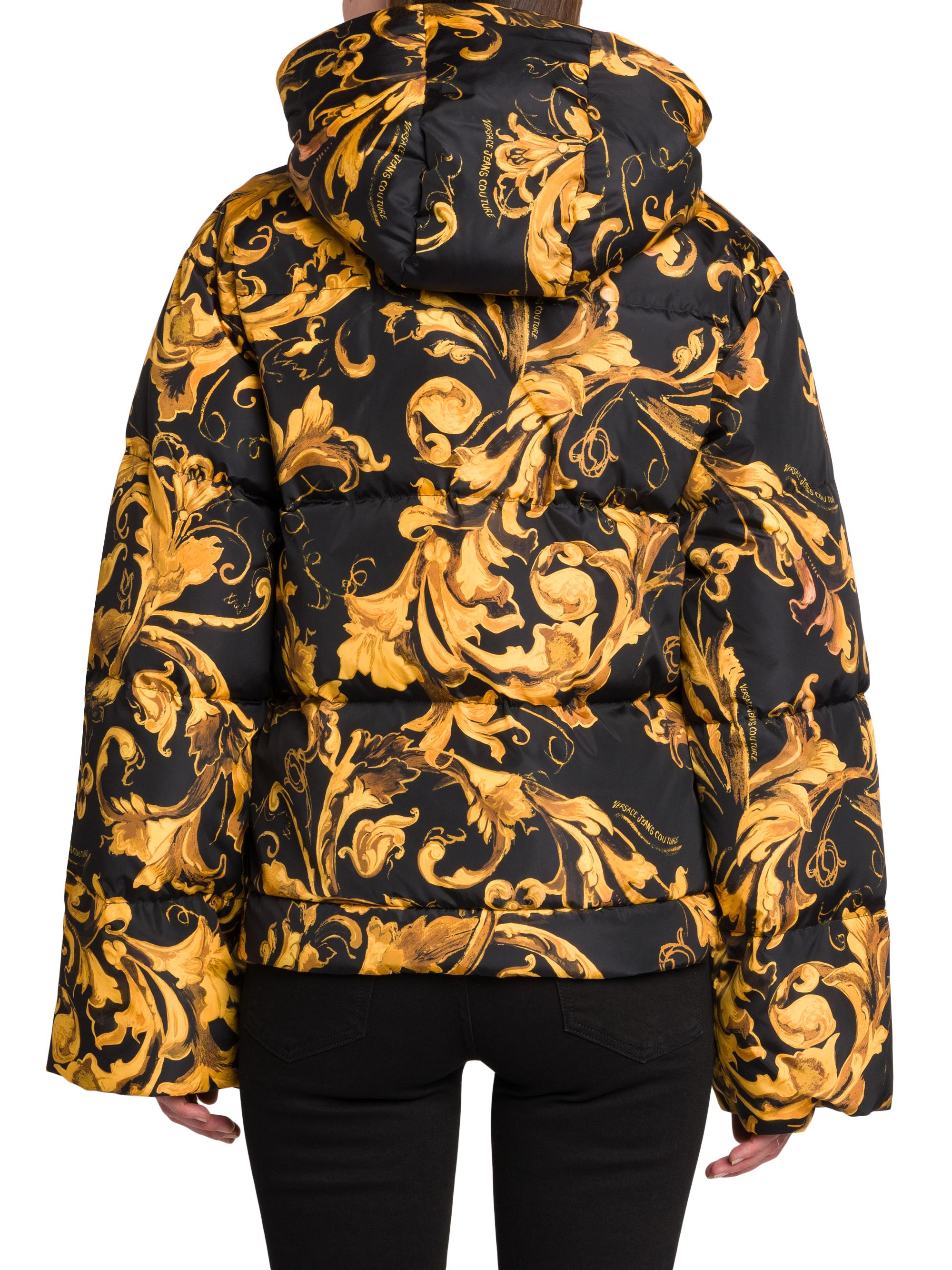Versace Jeans Couture Barocco Short Down Jacket | Saks Fifth Avenue