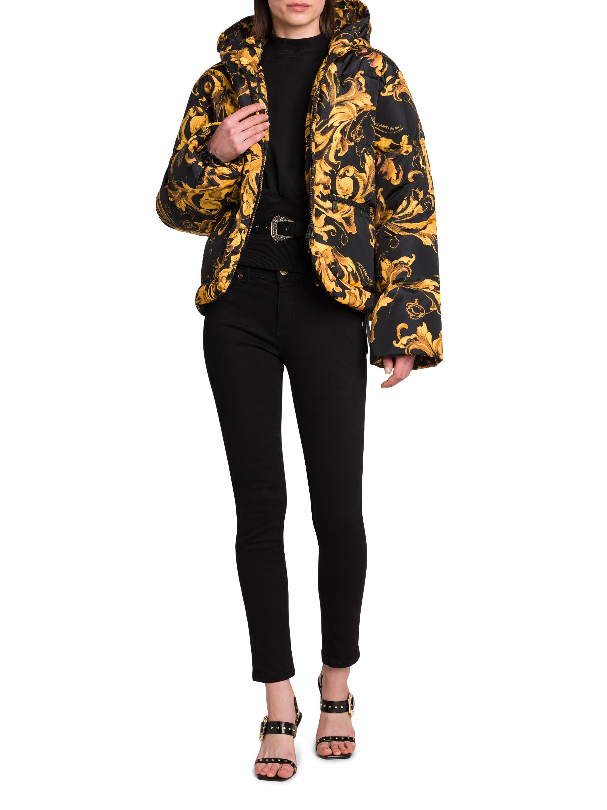 Versace Jeans Couture Barocco Short Down Jacket | Saks Fifth Avenue