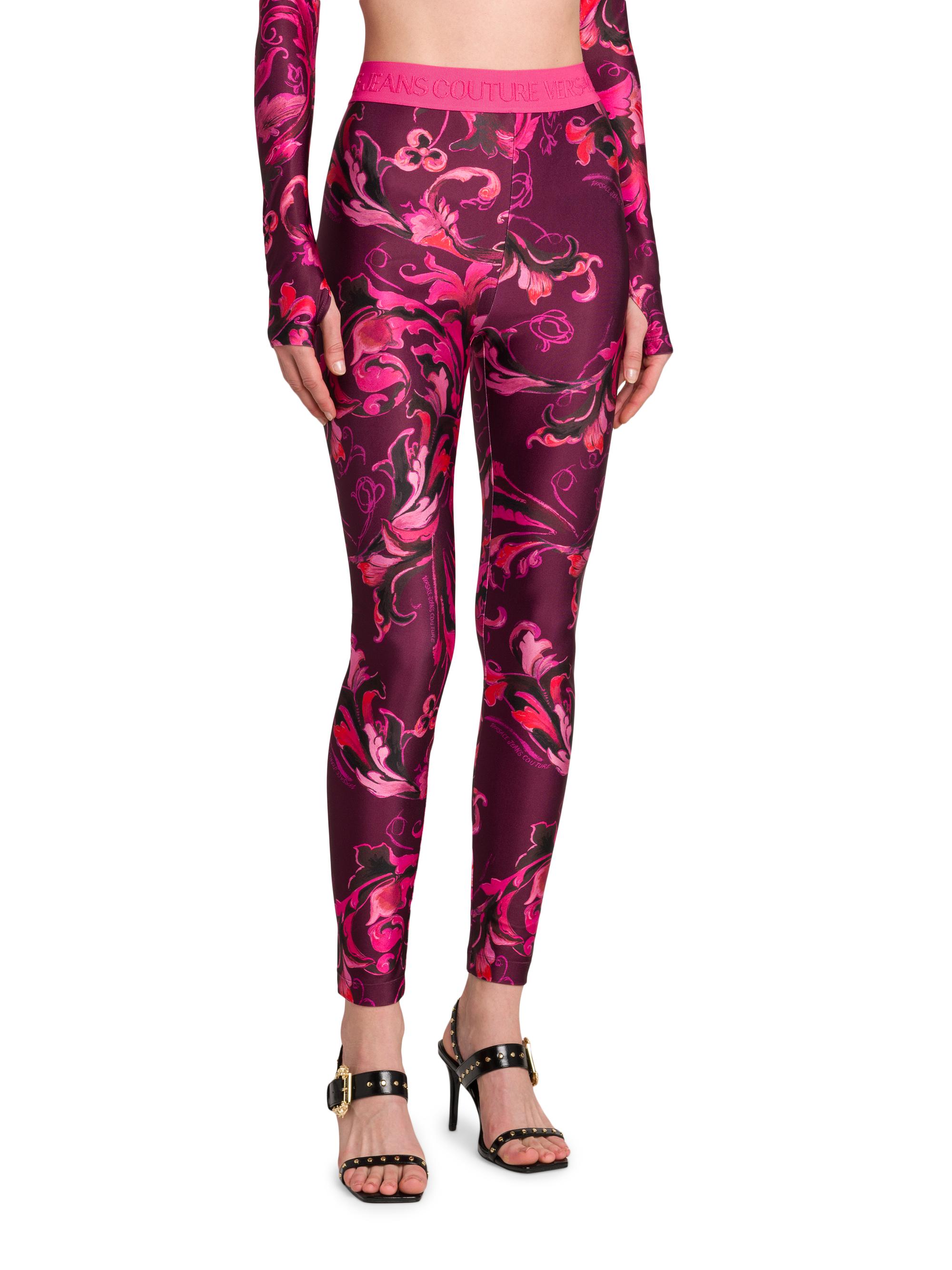 Leggings Fiore Fantaisie 3D Motif Ambra - 60 Deniers - Polyester/Elasthanne - Lavable Machine