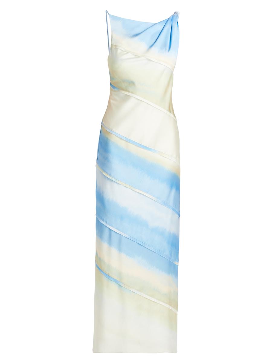 Significant Other Women's Kahlo Gown - Blue - Size 8 - Vista Stripe