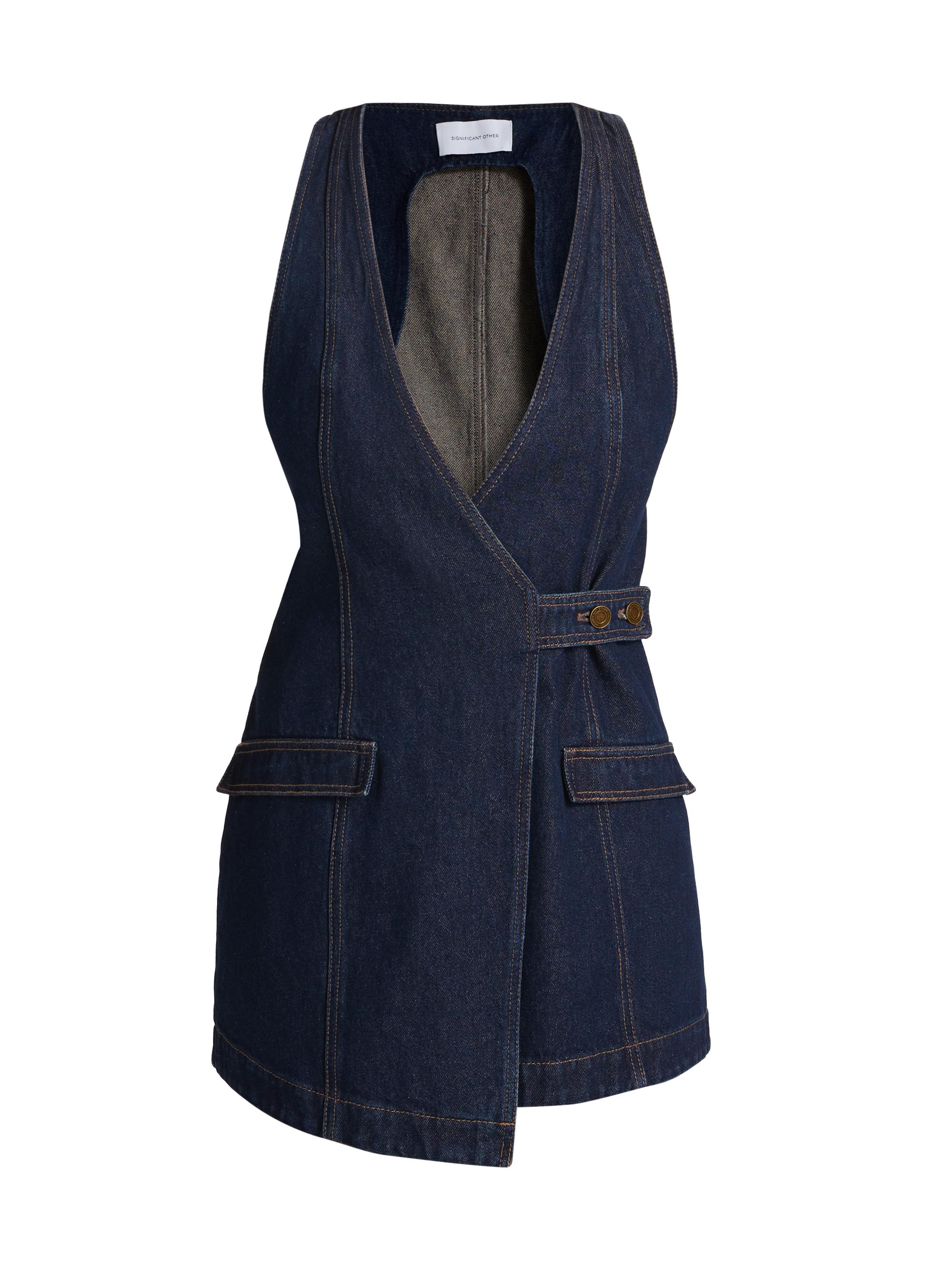 Significant Other Women's Micah Denim Wrap Minidress - Indigo