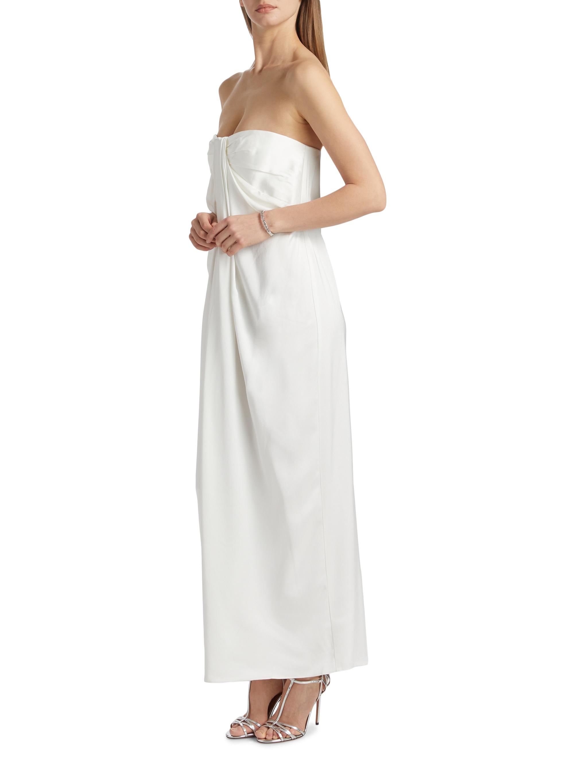 Significant Other Alyssa Satin Strapless Maxi Dress | Saks Fifth Avenue