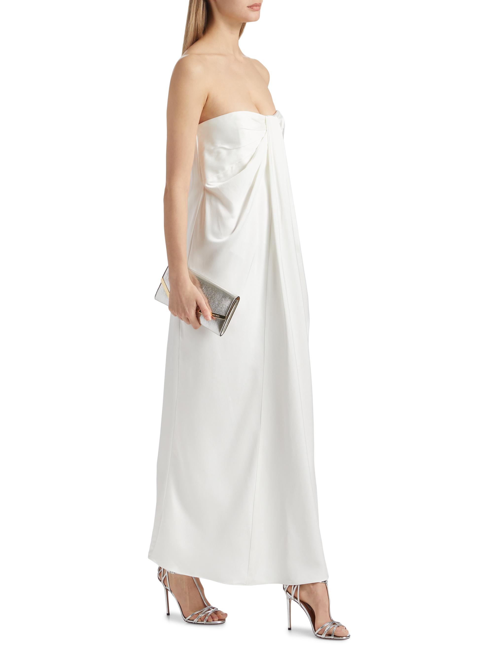 mikado and lace wedding dress 3/4 Length Sleeve A-Line Mikado Wedding Dress EU44 / Similar Lace (Off-White) main image 1