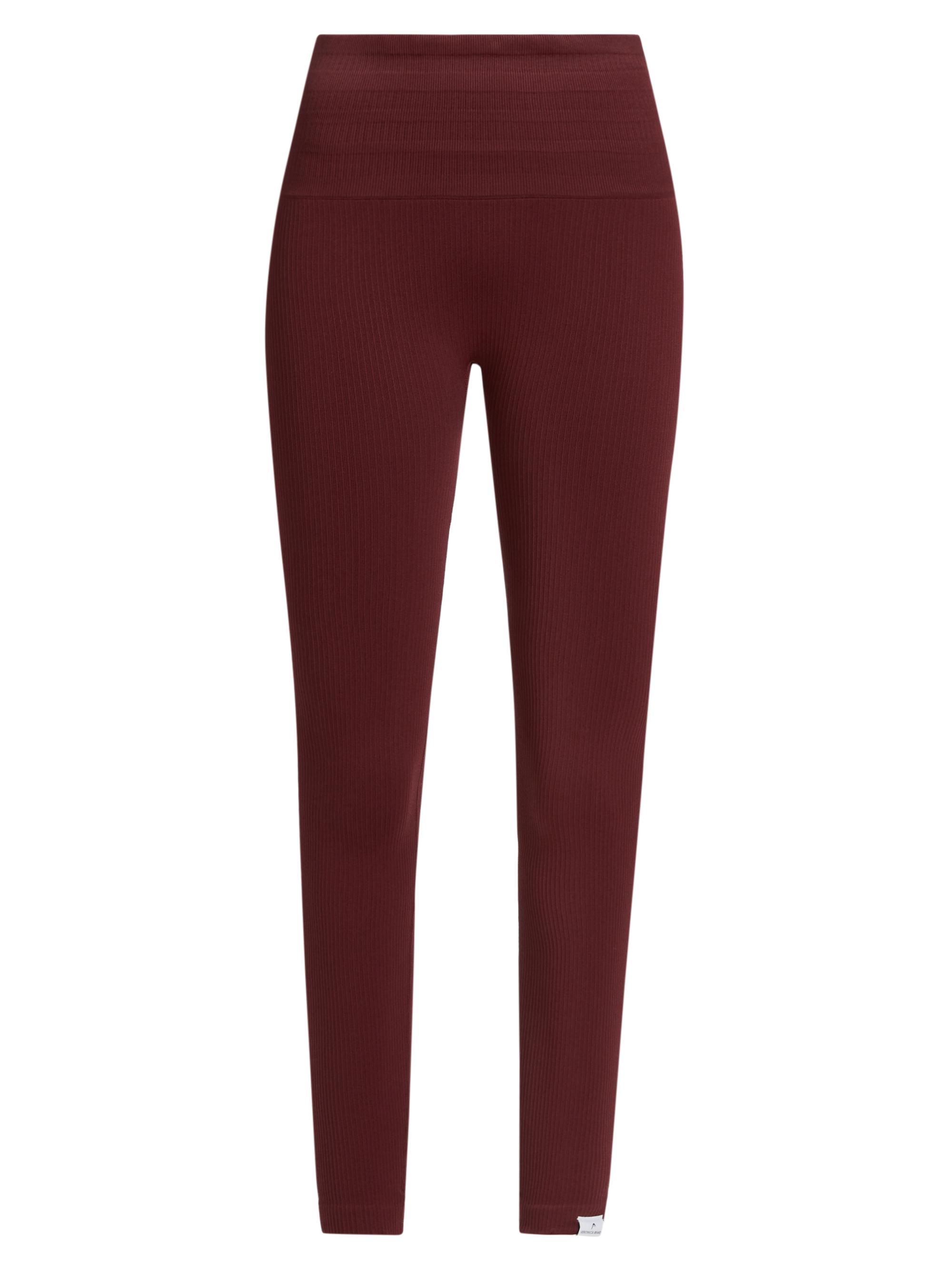 Head Sportswear Women's Ribbed High-Rise Leggings - Terracotta