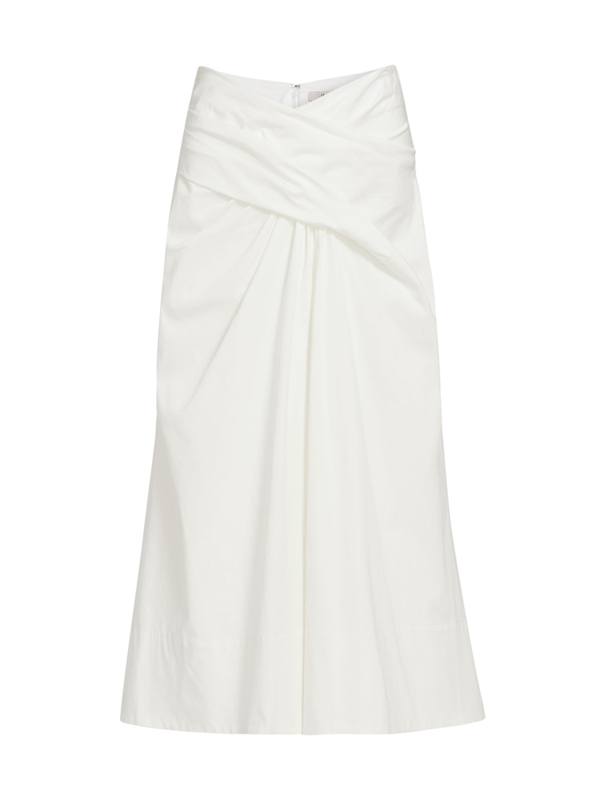 Staud Procida Pleated Eyelet Maxi Skirt | Saks Fifth Avenue