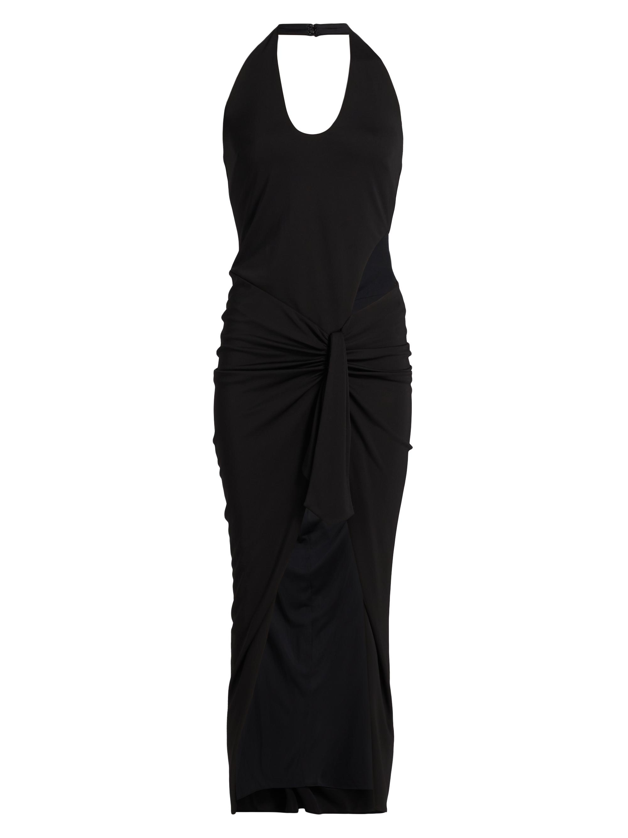 Et Ochs Women's Kai Tie-Waist Ruched Maxi Dress - Black
