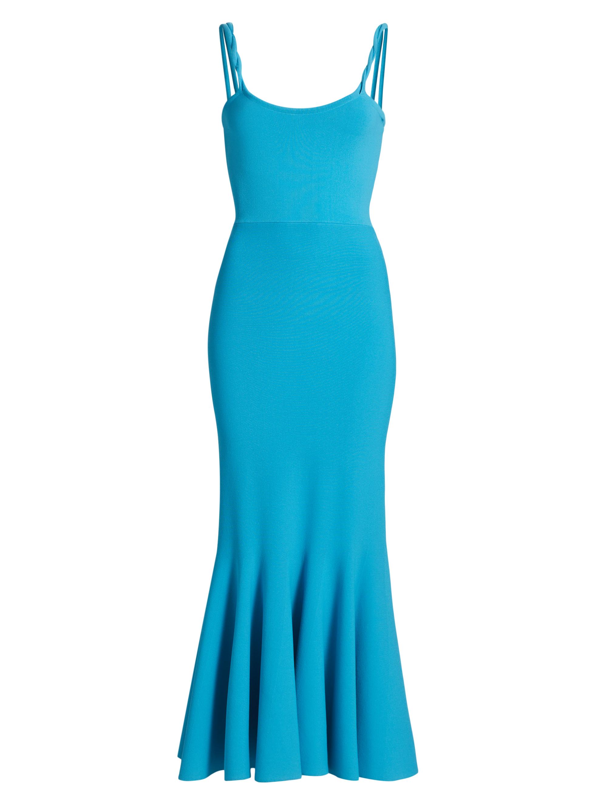 Et Ochs Women's Tess Knit Sleeveless Midi-Dress - Turquoise