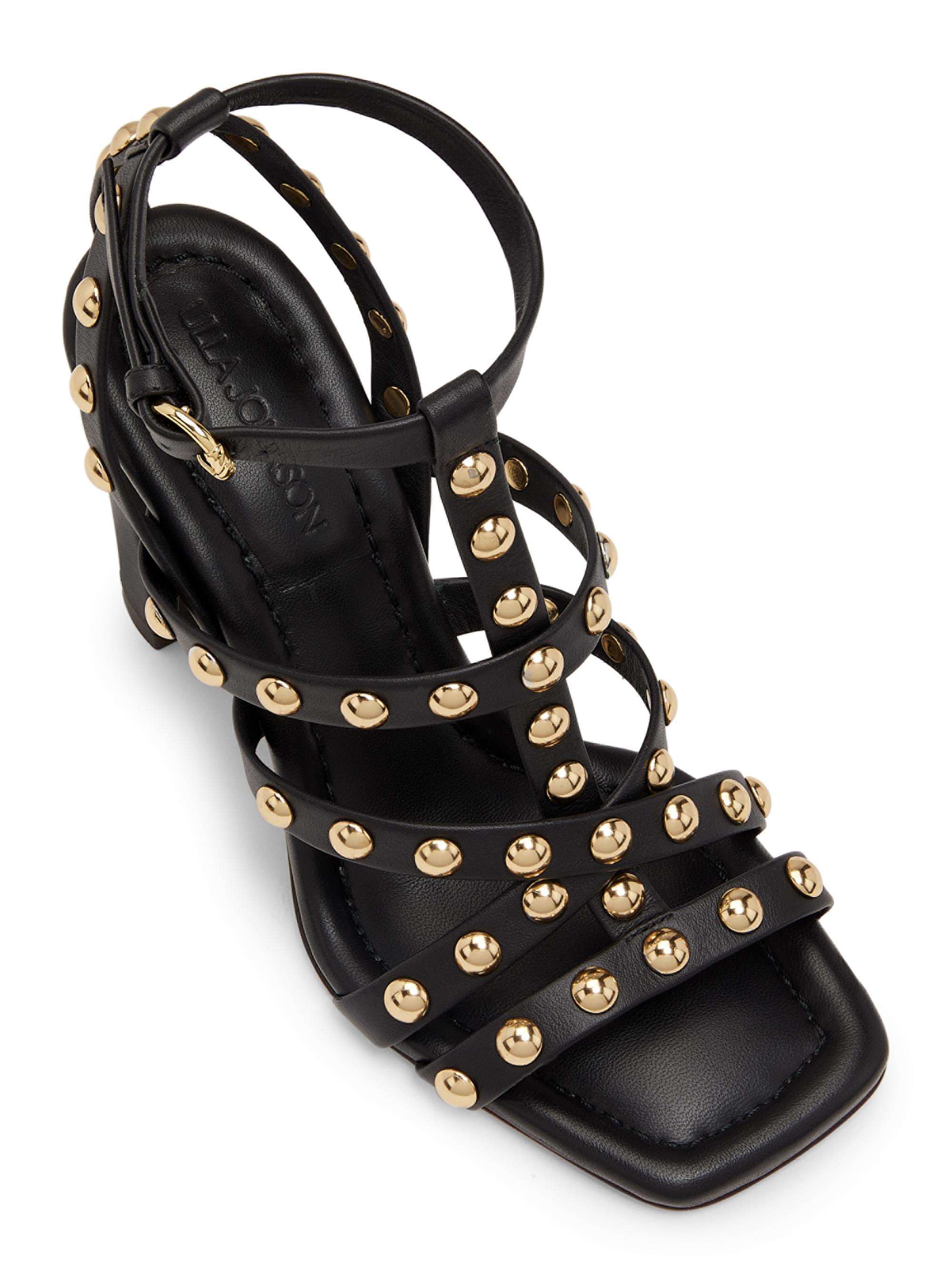 Ulla Johnson Bijou 95MM Studded Leather Sandals | Saks Fifth