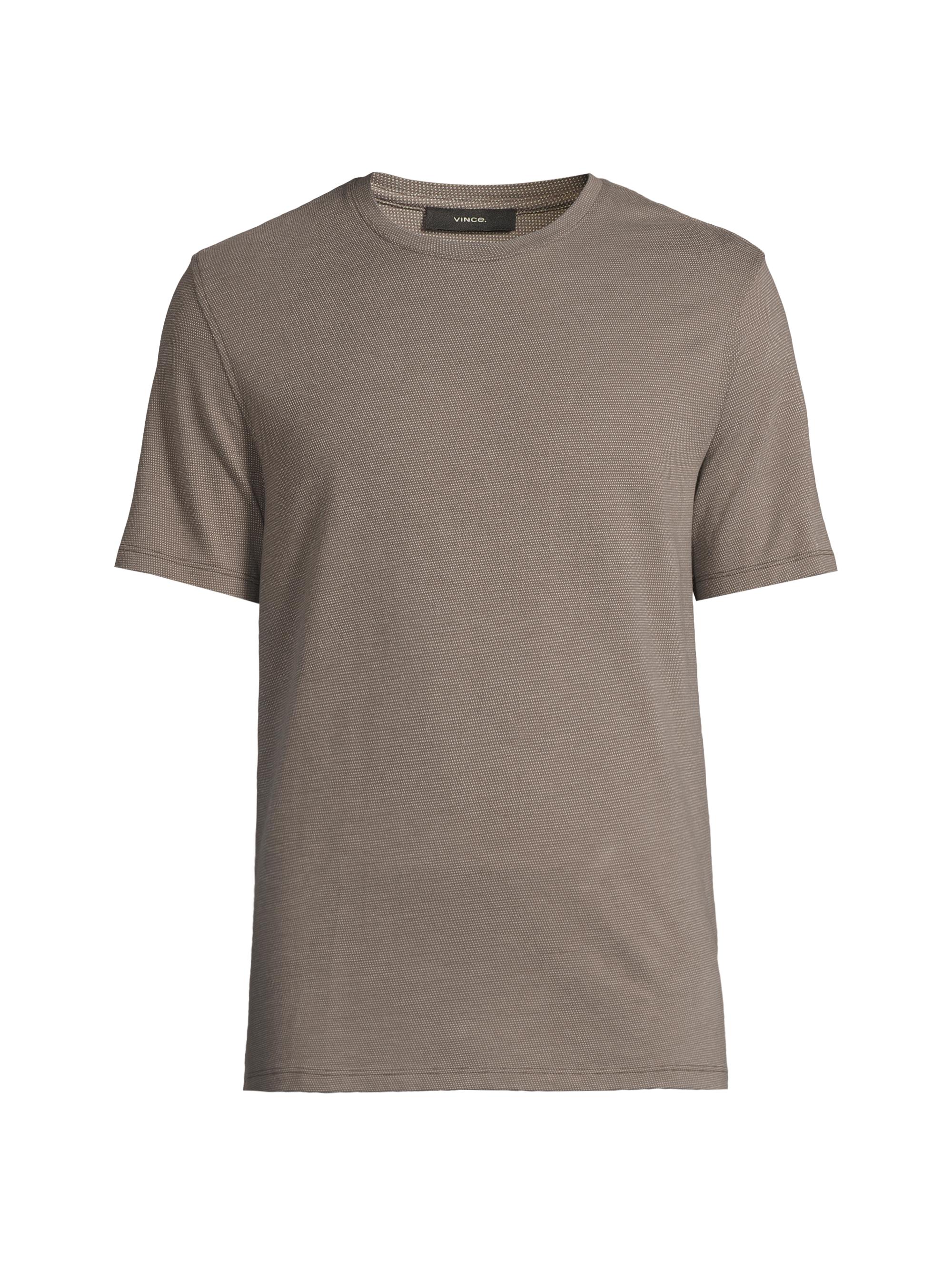 Vince Men's Cotton Crewneck T-Shirt - Skylight Natural