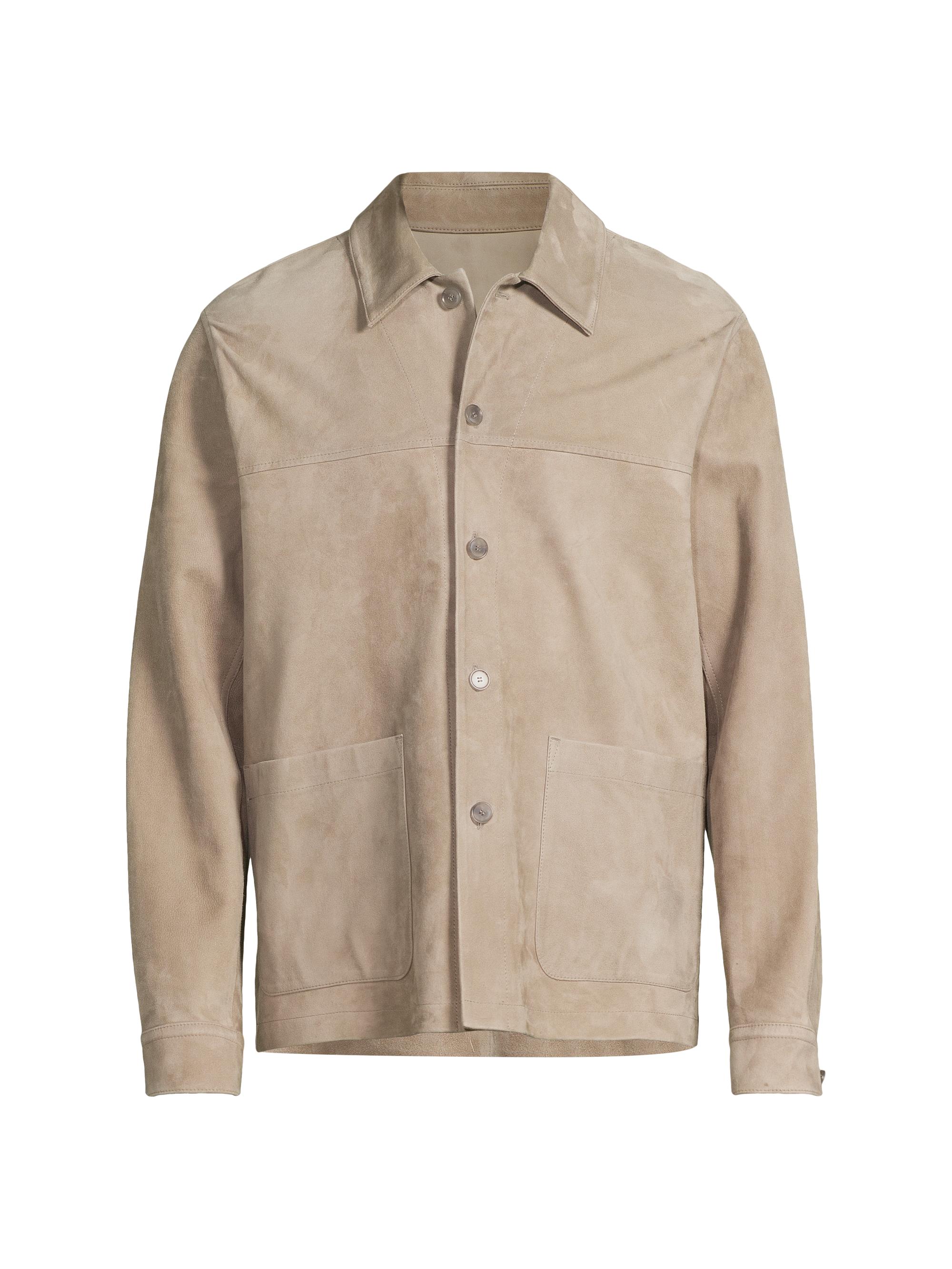 real suede over sized shirt ブラウン real suede over sized shirt ブラウン real suede over sized