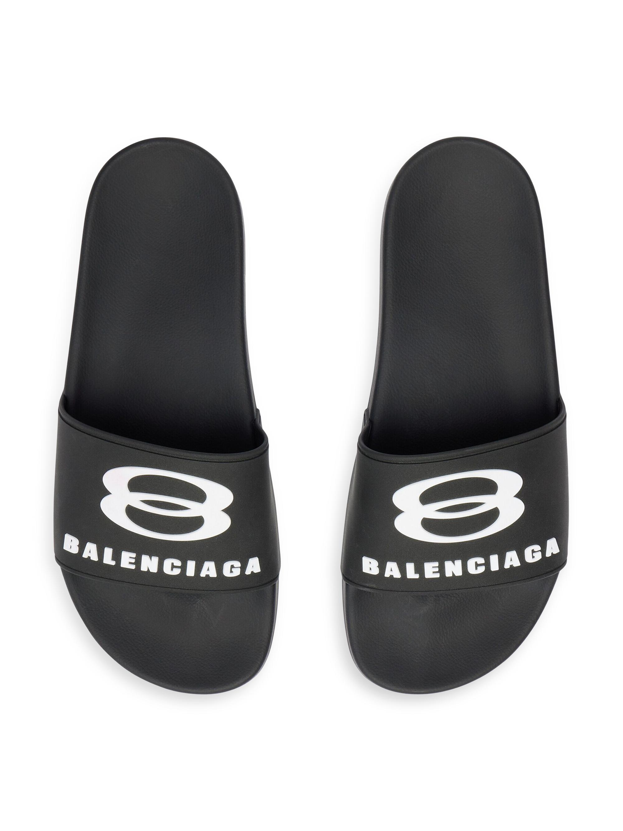 Balenciaga Pool Slide Sandals | Saks Fifth Avenue