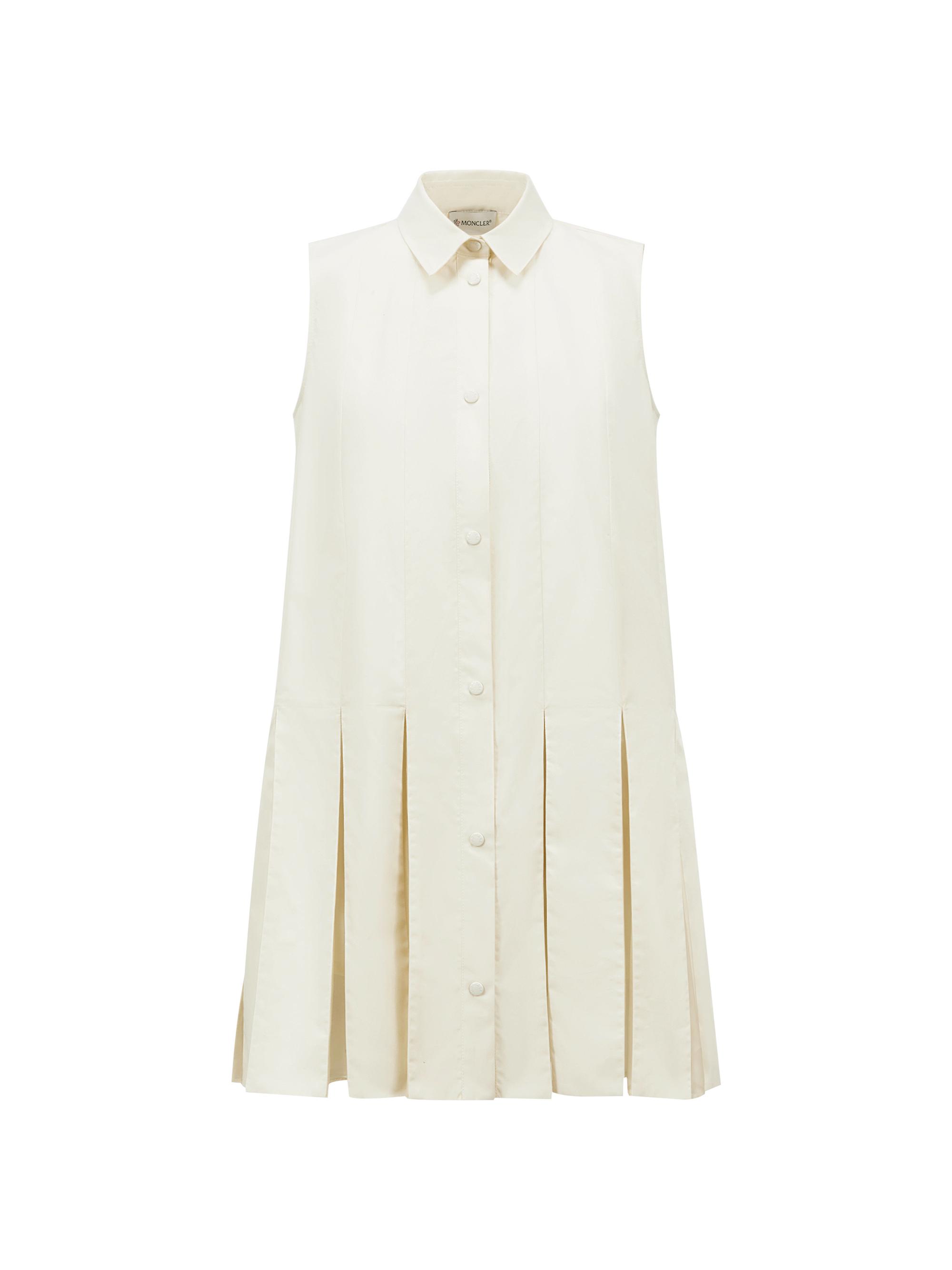 Moncler Women's Dress in Cotton & Silk - White