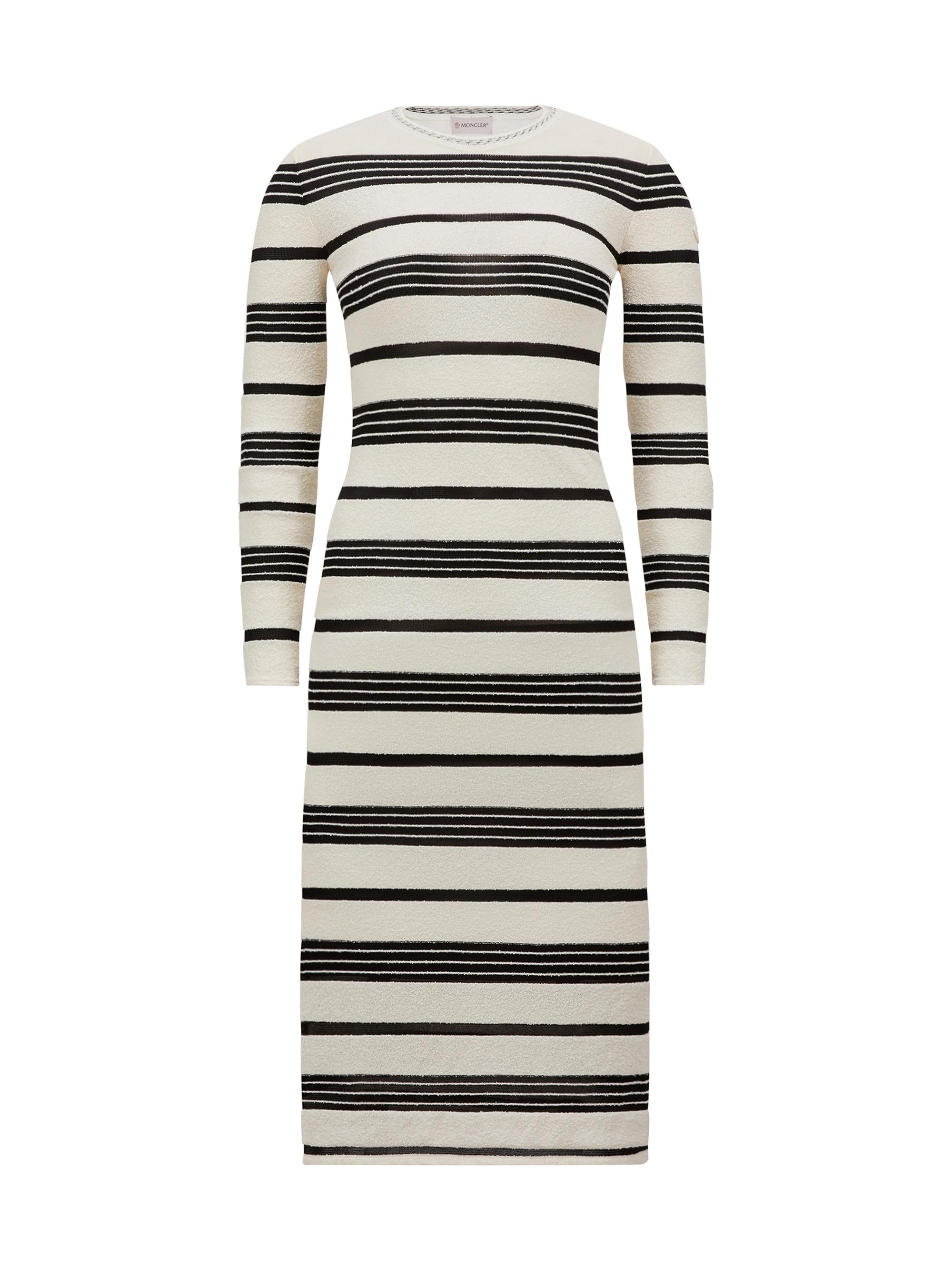 Moncler Women's Bouclé Dress - Black White