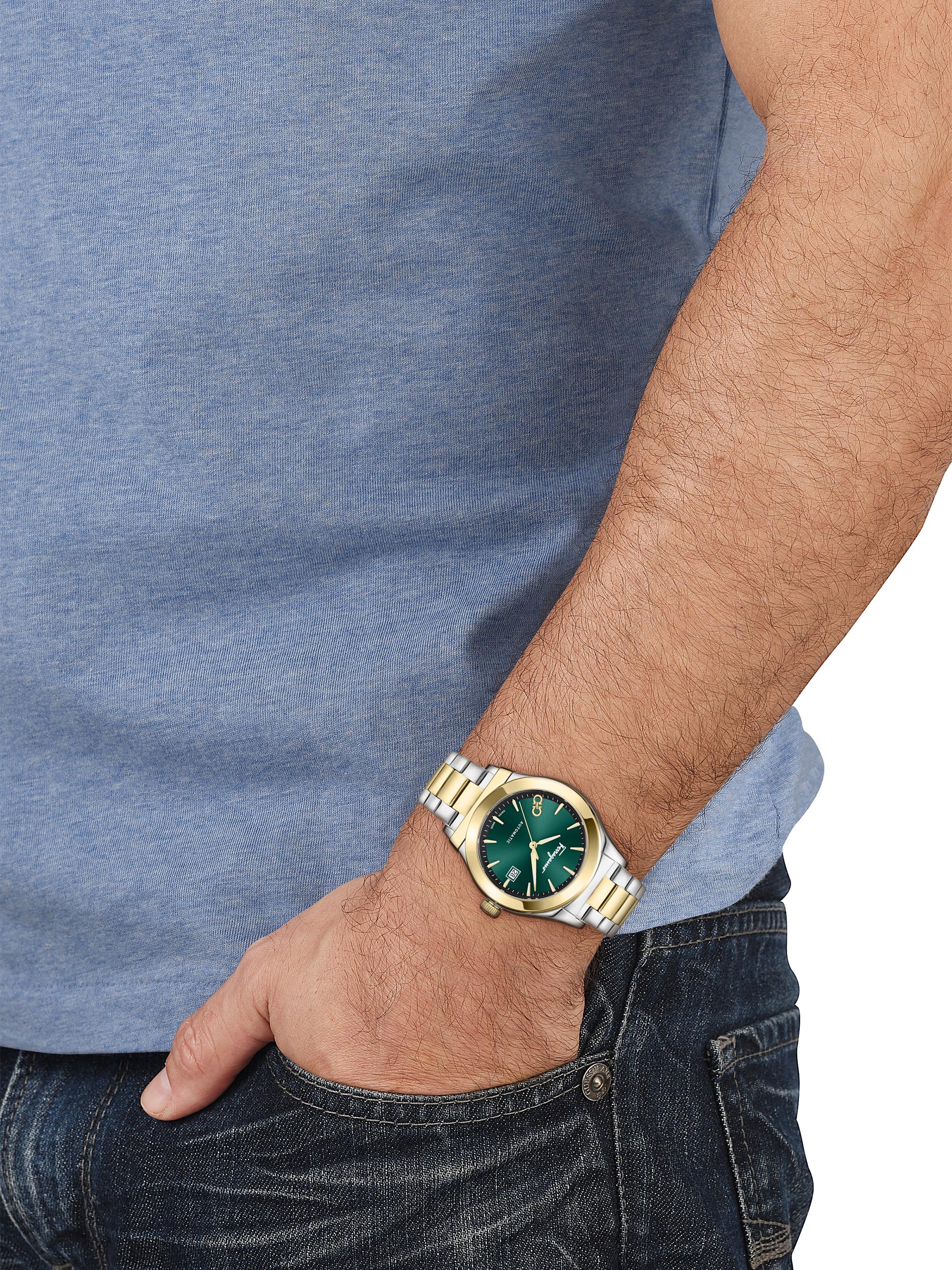 FERRAGAMO 1927 Automatic Two-Tone Stainless Steel Bracelet Watch