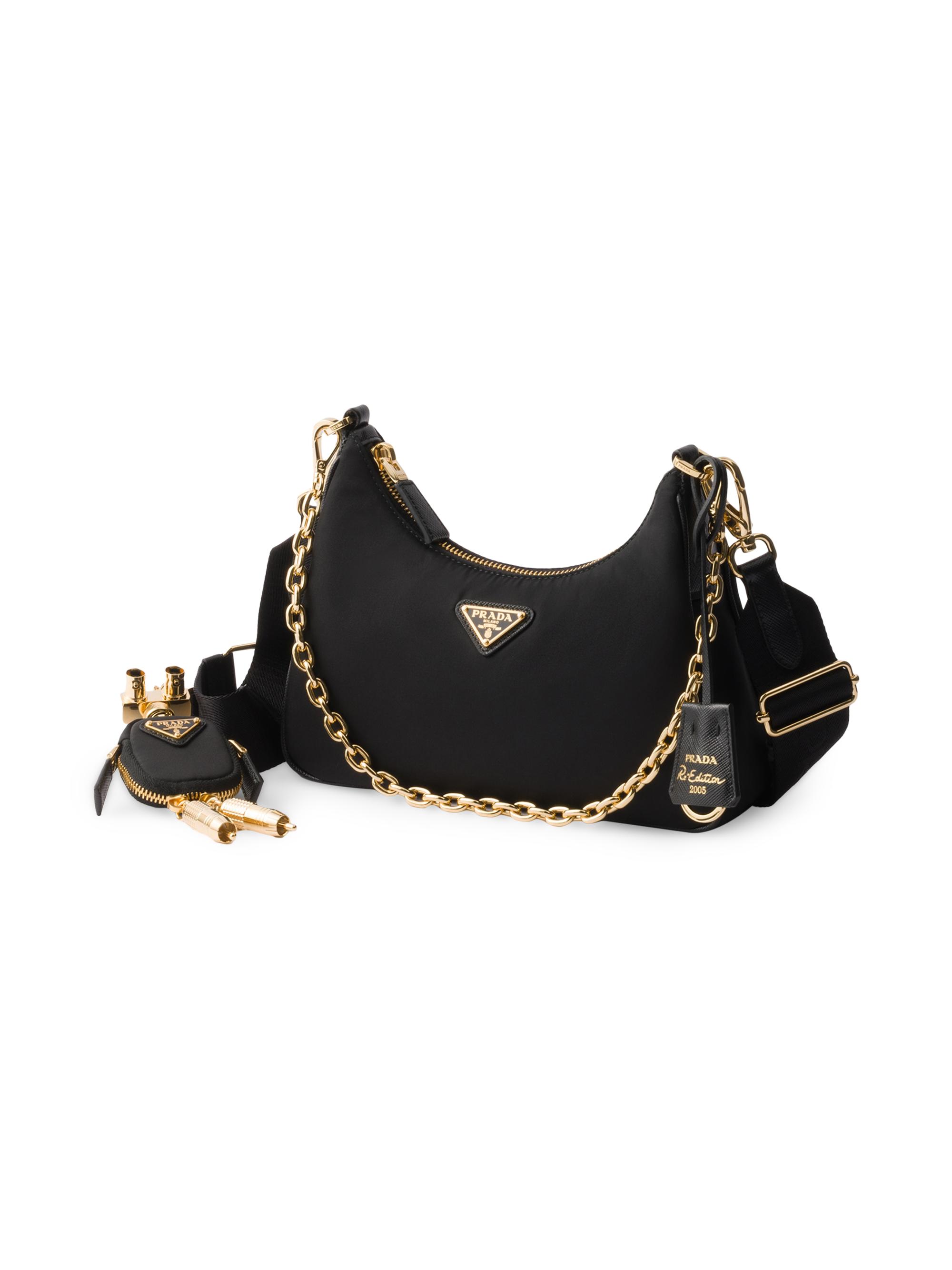 プラダ Re-Edition 2005 Re-Nylon バッグ Prada Re-Edition 2005 Re-Nylon and Leather Shoulder Bag | Saks