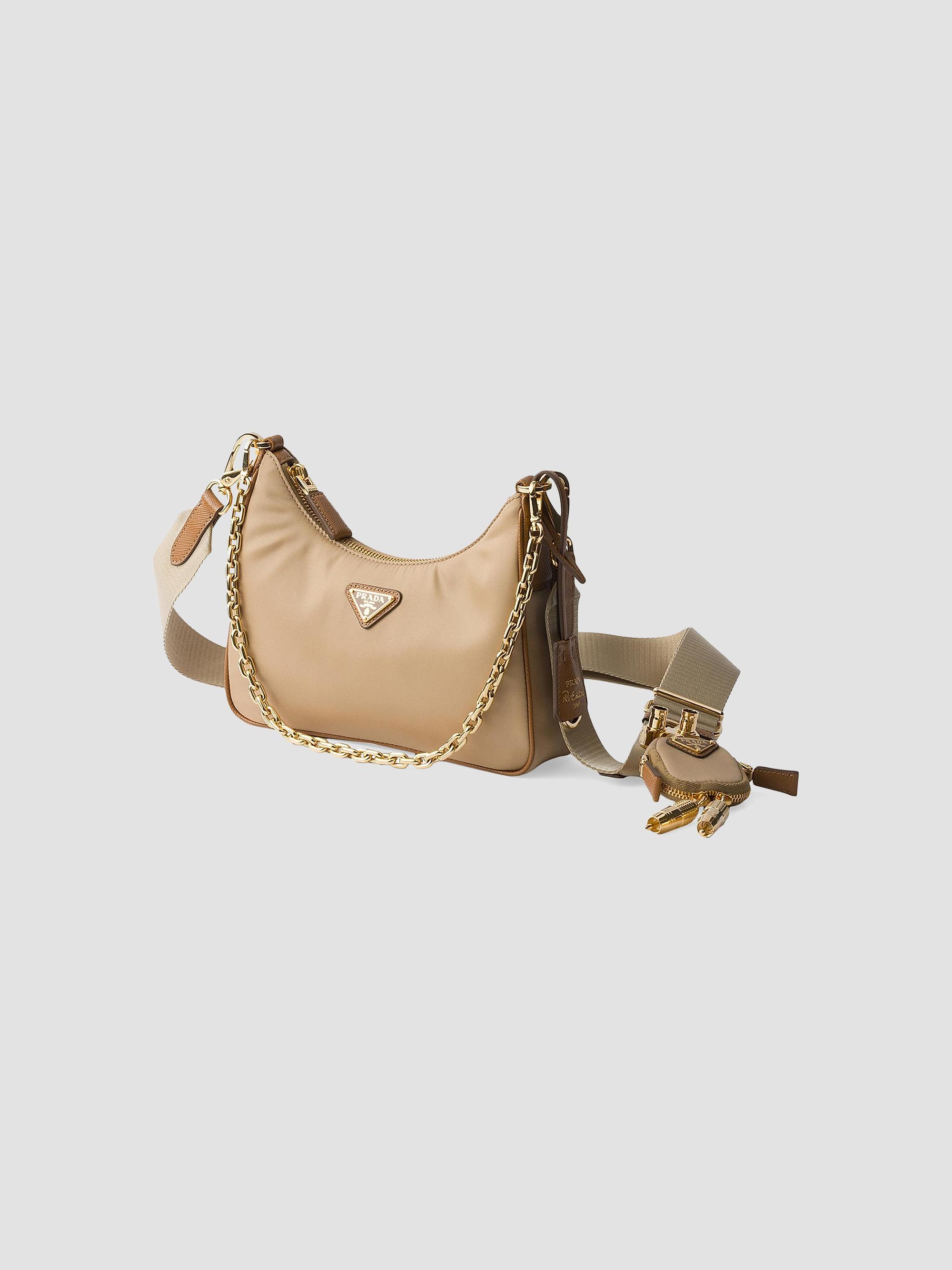 Prada Re-Edition 2005 Re-Nylon and Leather Shoulder Bag | Saks