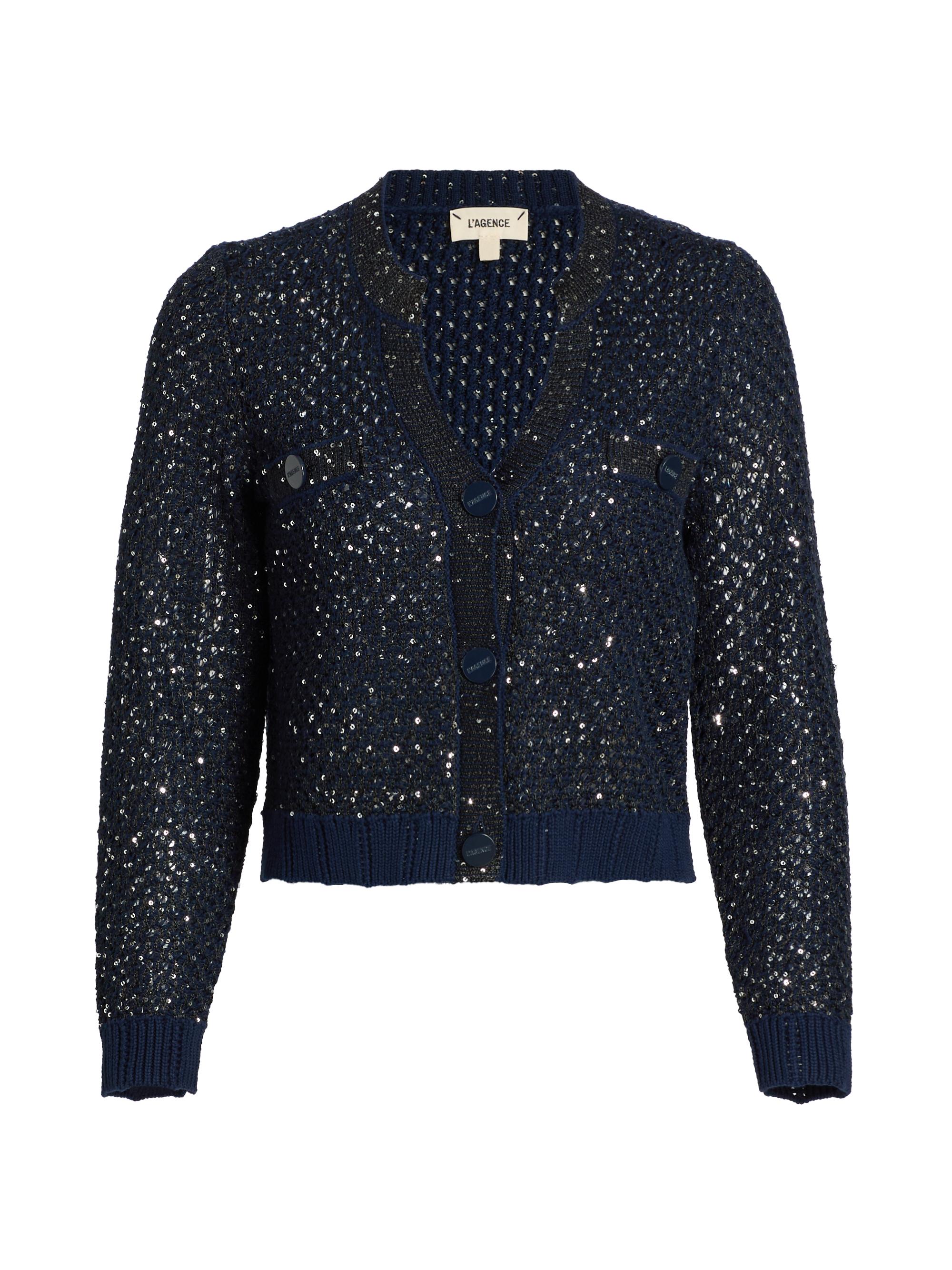 Milly Textured Leopard Fringe Cardigan | Saks Fifth Avenue