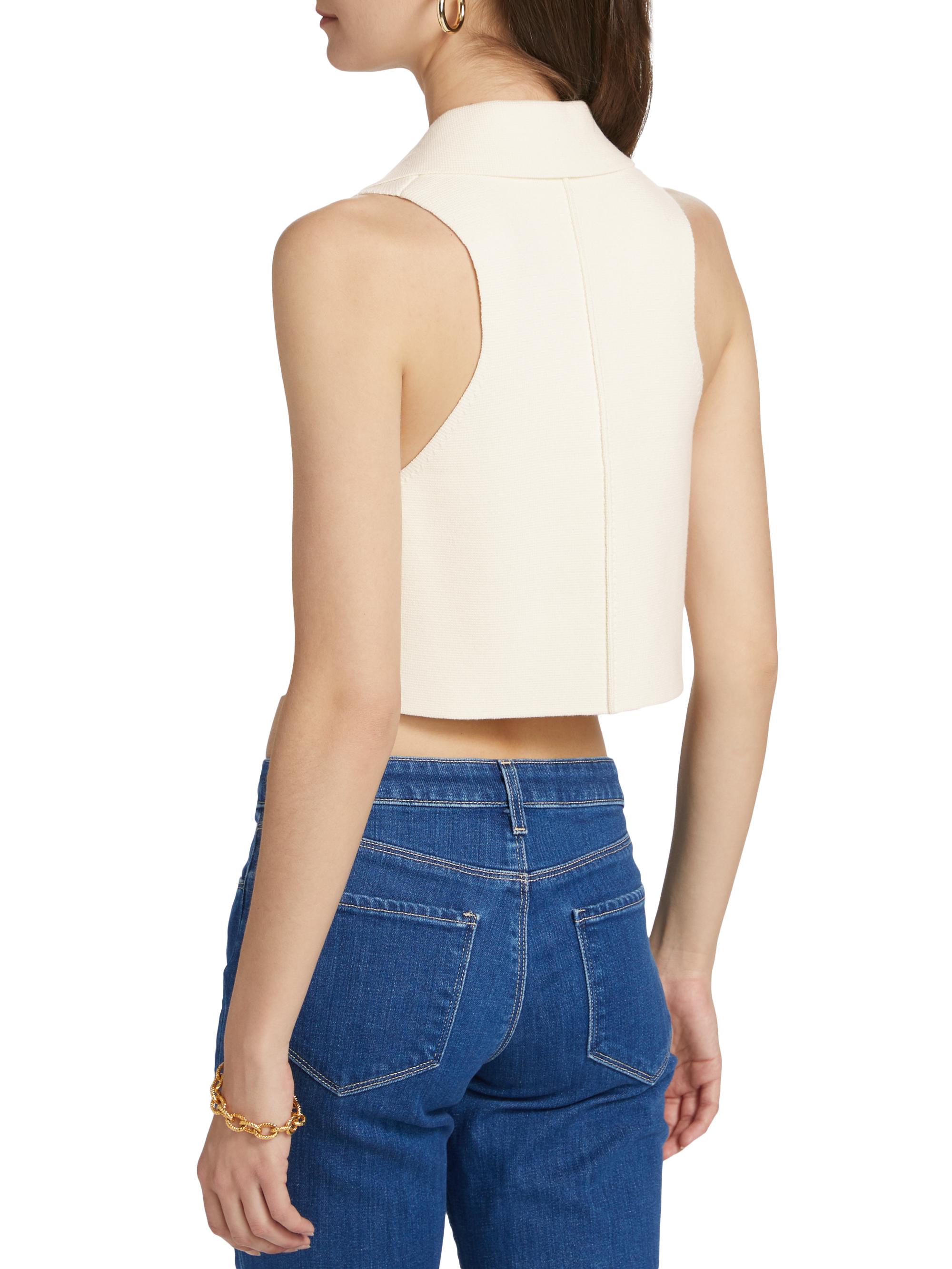 L'AGENCE Zadie Knit Vest | Saks Fifth Avenue