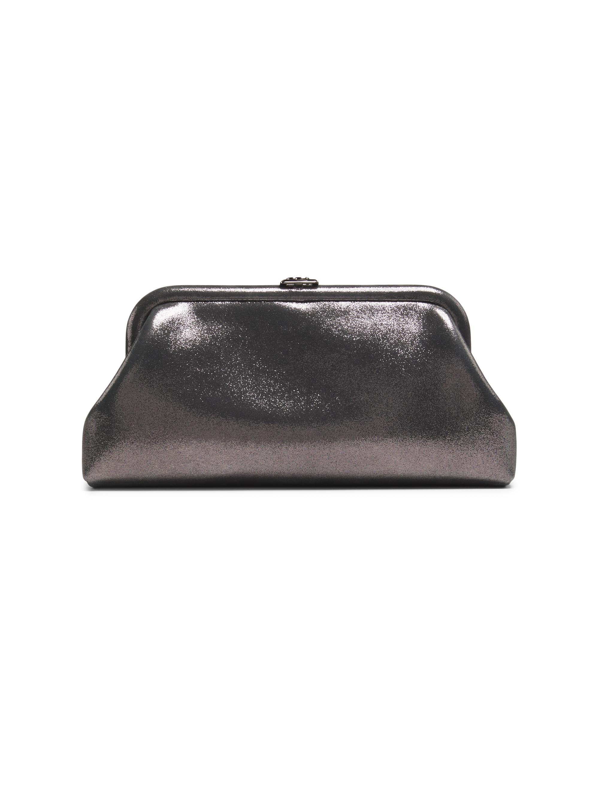 Jimmy Choo Skyler Metallic Suede Clutch | Saks Fifth Avenue