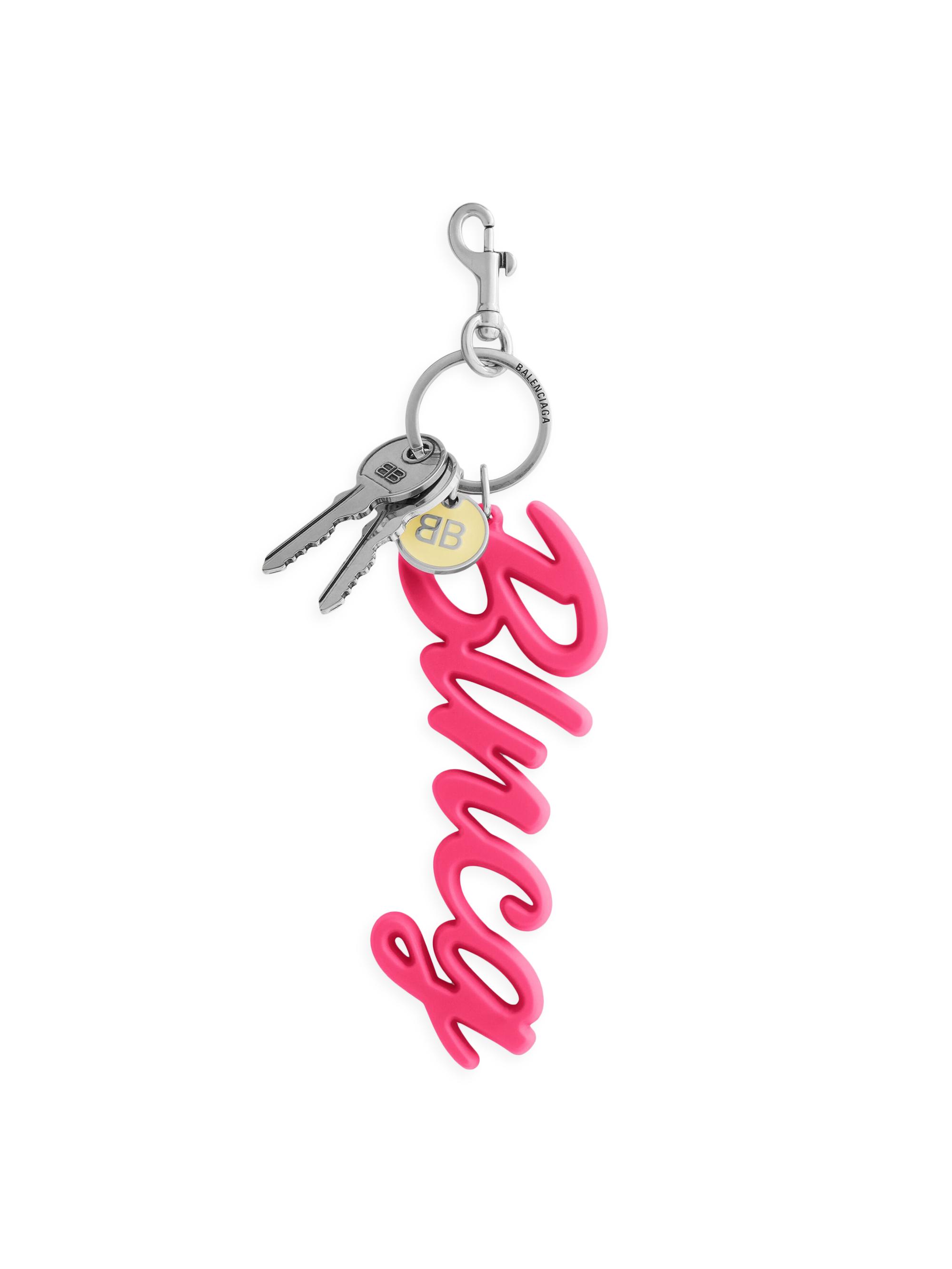 Balenciaga Women's BB Keychain Charm - Multicolored