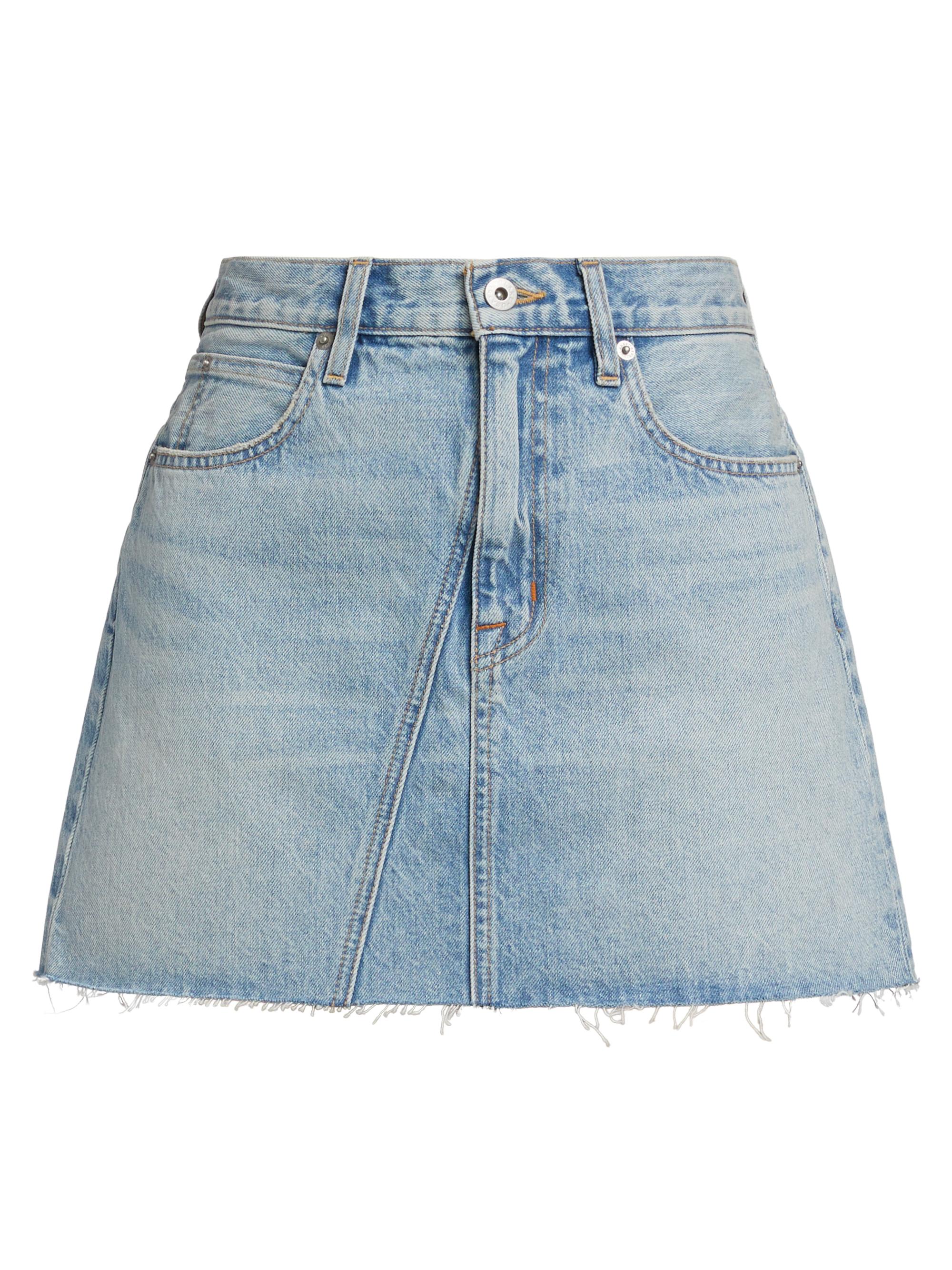 SLVRLAKE Women's Karla Denim Skirt - Solo Mission