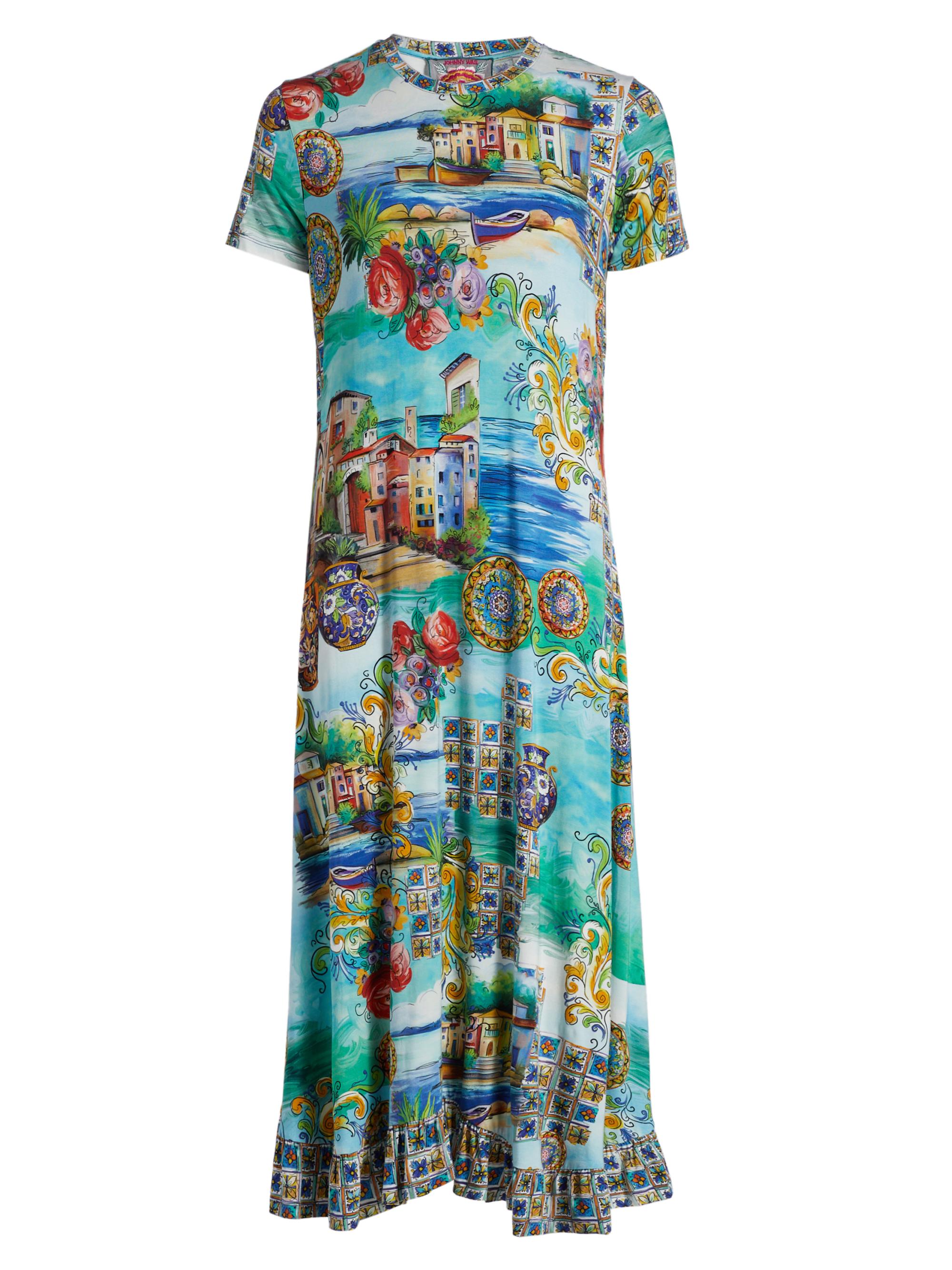 Johnny Was Women's Plus Janie Printed Midi-Dress - Christy
