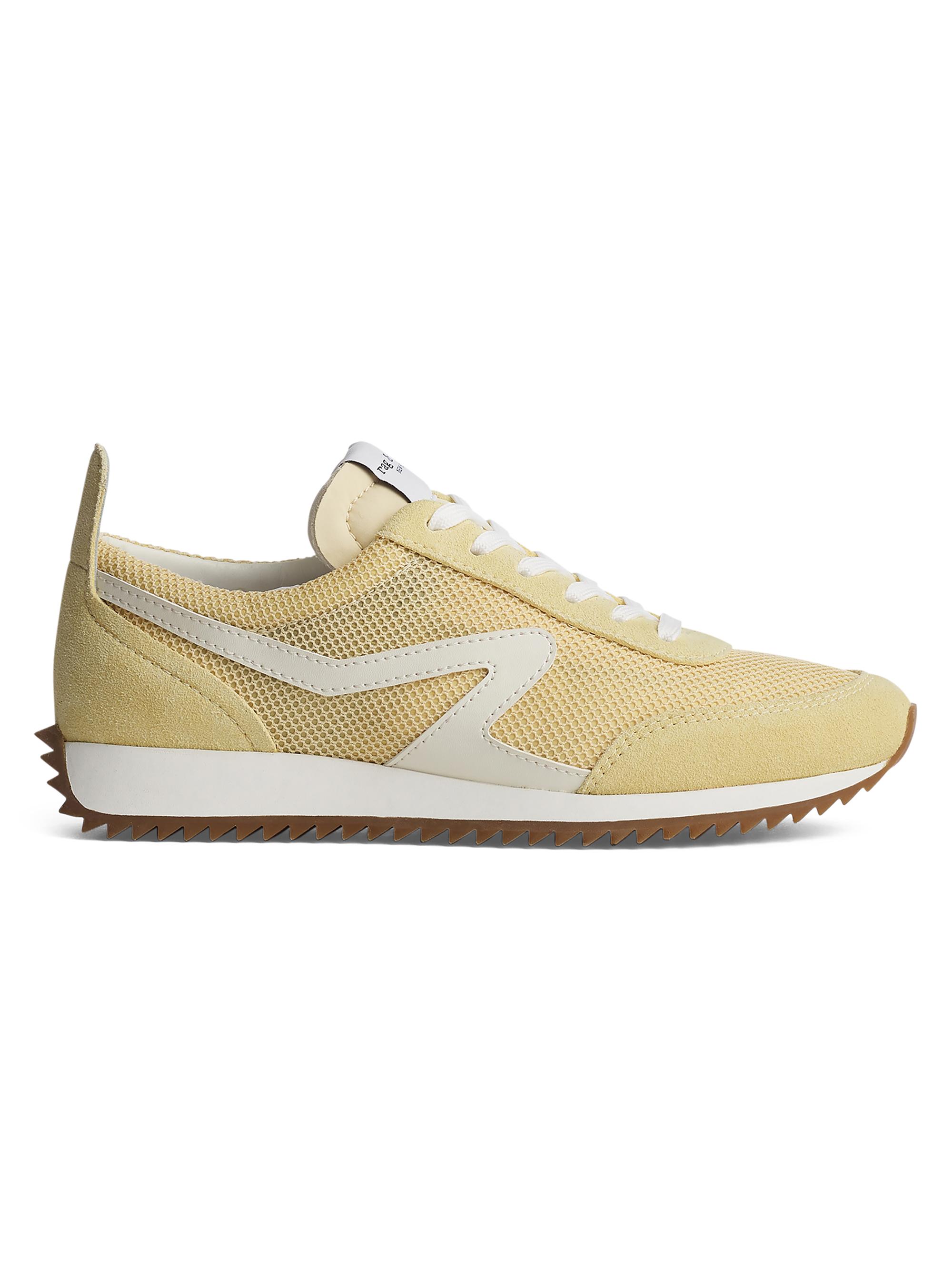 rag & bone Women's Retro Runner Mesh & Suede Sneakers - Honey