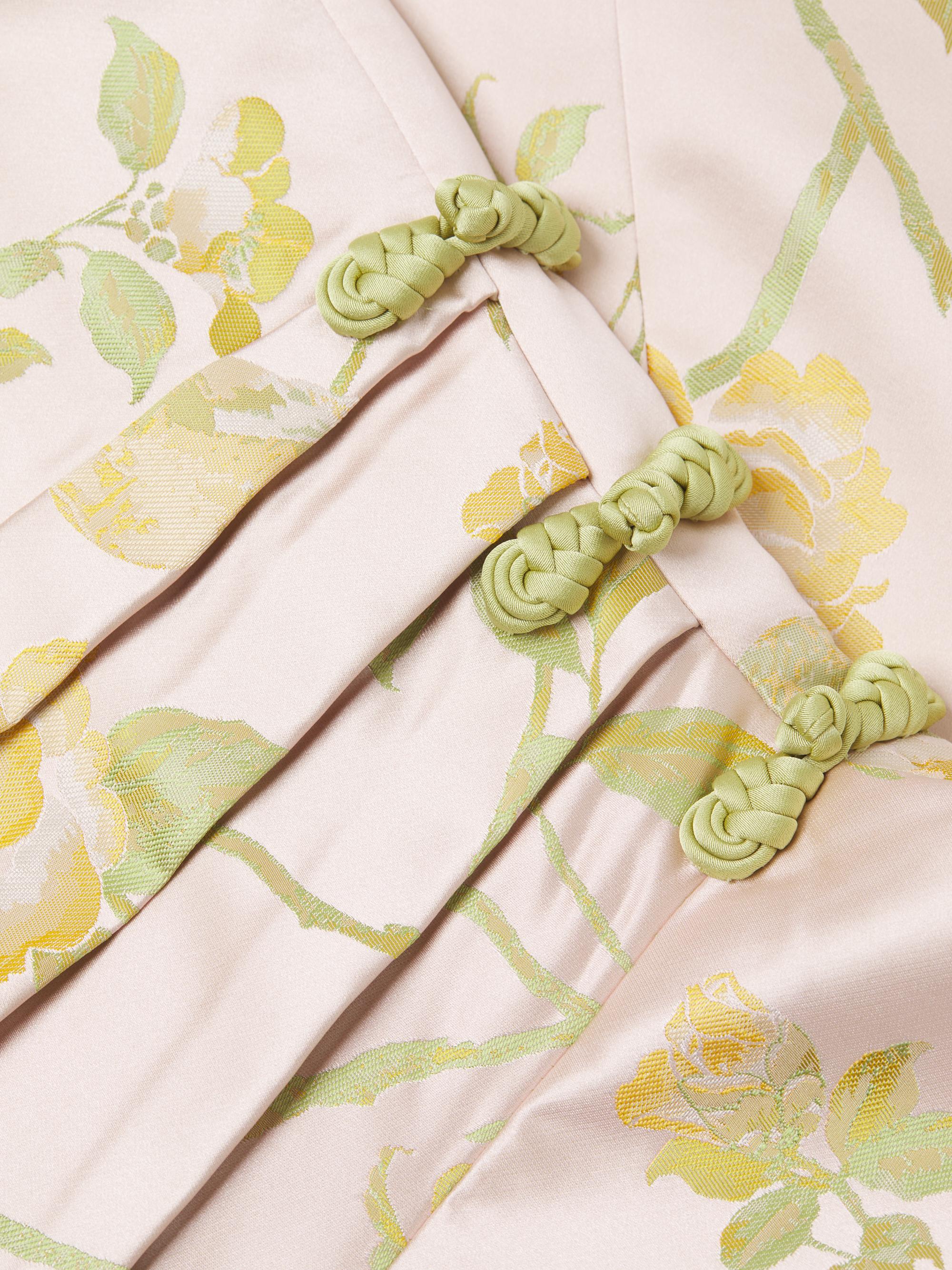 サリー Sau Lee Mari Gathered Floral A-Line Minidress | Saks Fifth Avenue