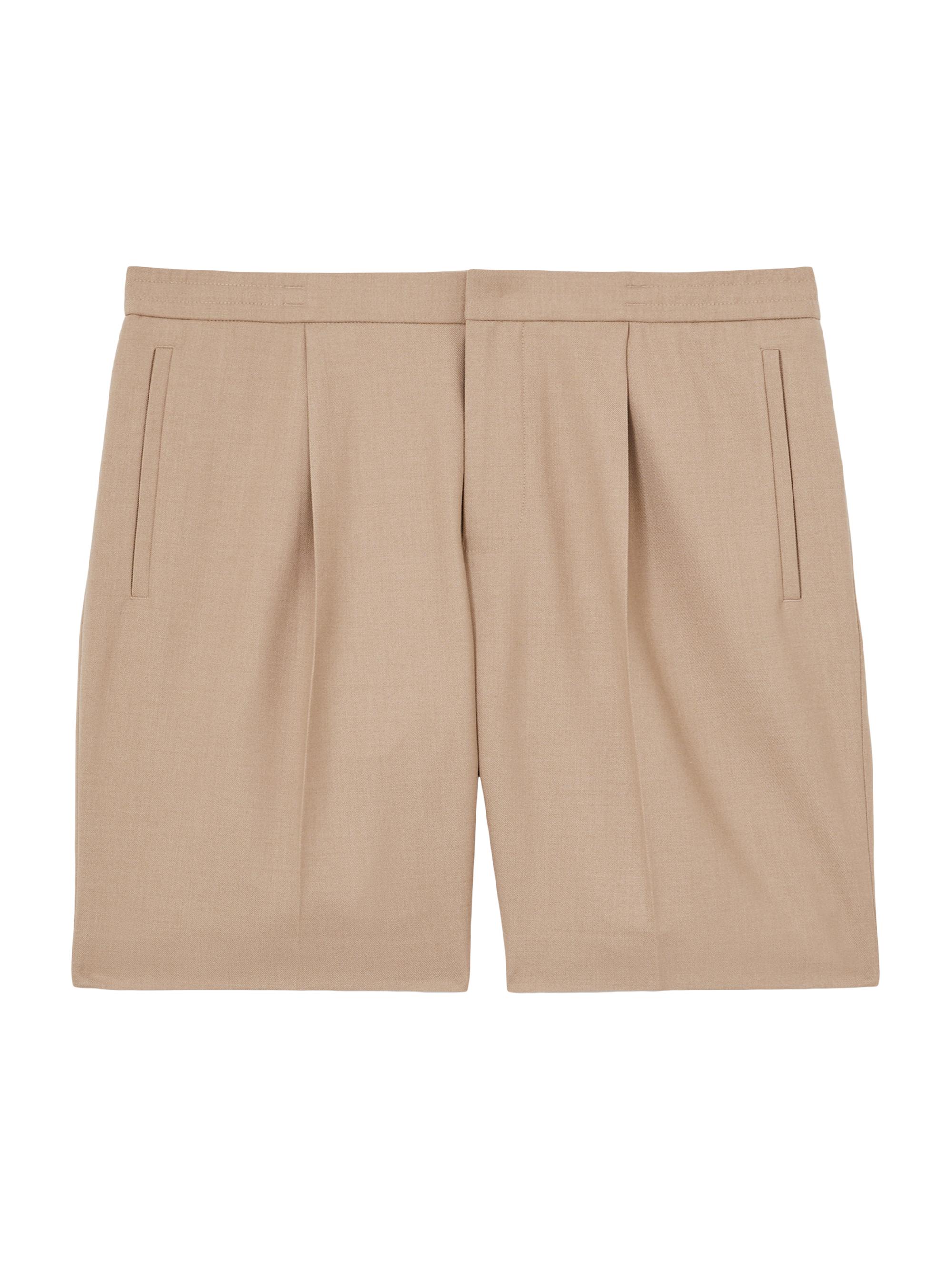 Reiss Men's Sussex Relaxed Drawstring Shorts - Soft Grey