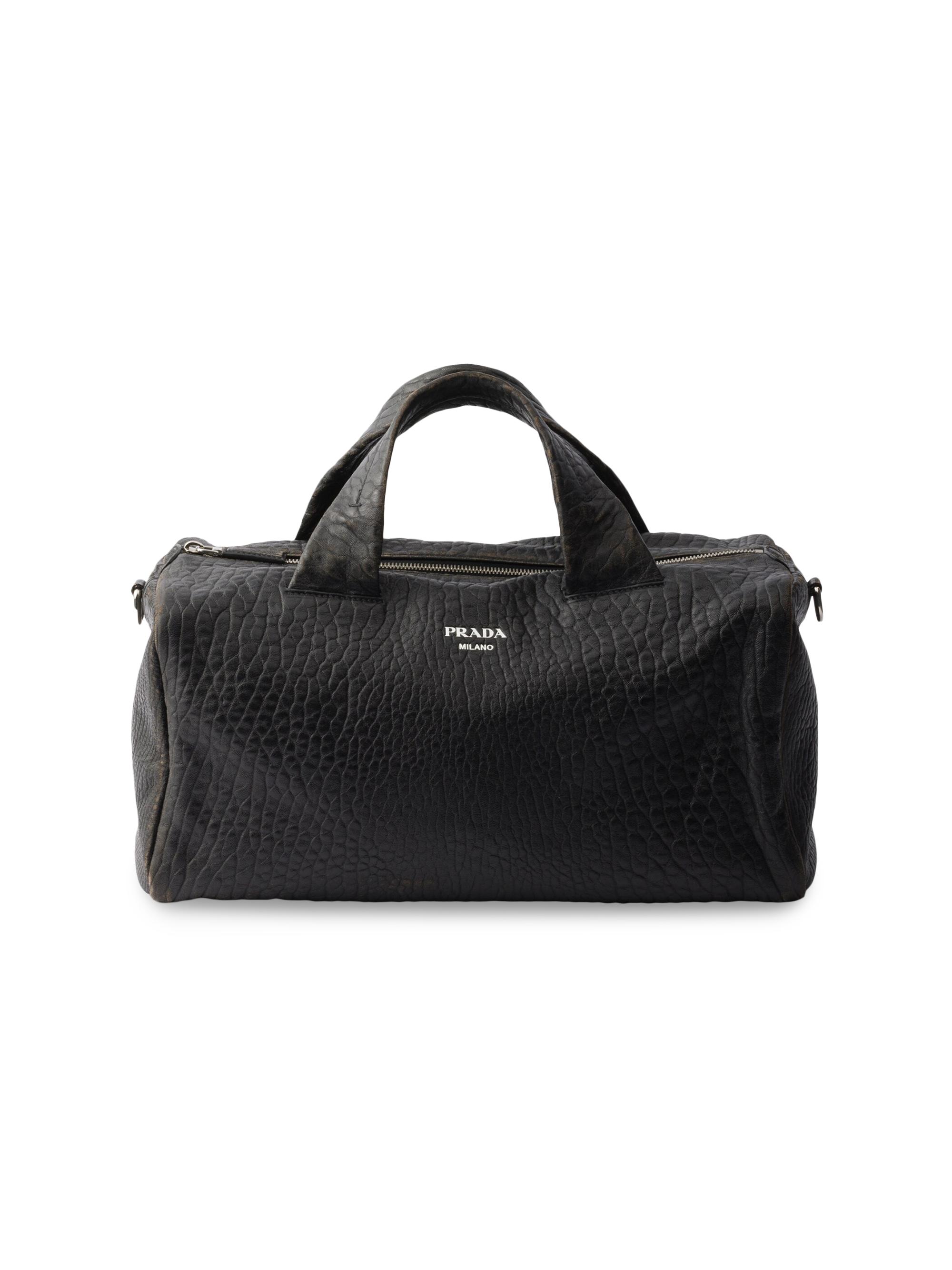 バッグ 00s prada archive leather tote dufflebag 00s prada archive leather tote dufflebag