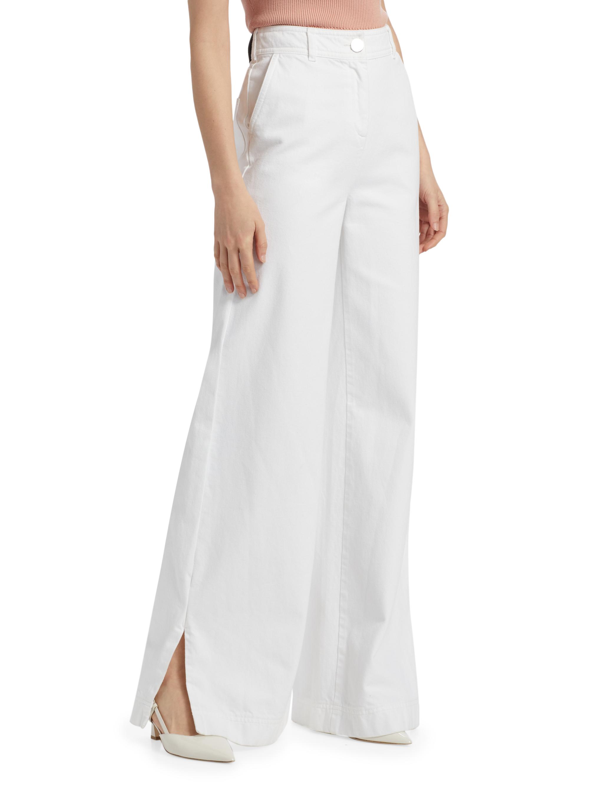 Toccin Eileen Slit Wide-Leg Pants | Saks Fifth Avenue