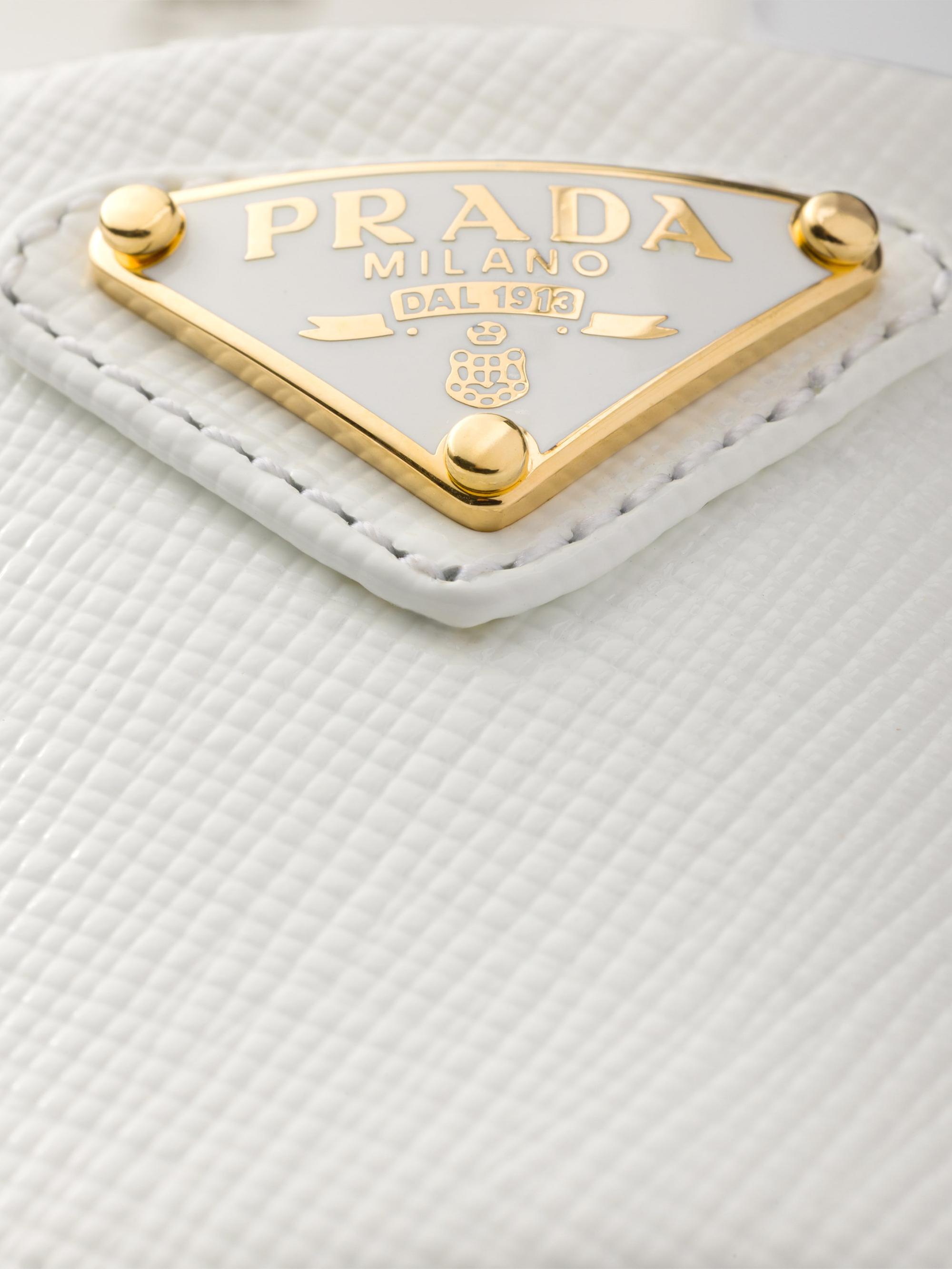 Prada Saffiano Leather Sandals | Saks Fifth Avenue