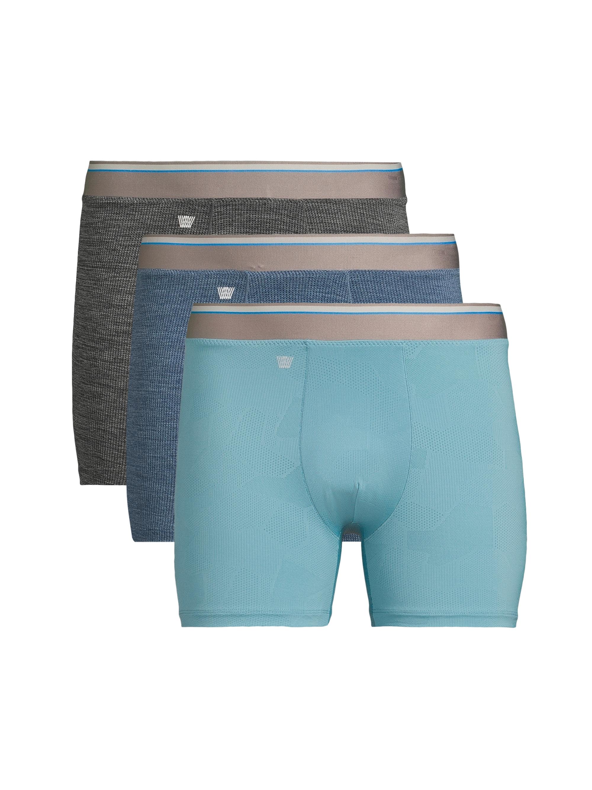 Mack Weldon Men's AIRKNITx Boxer Brief 3-Pack - Oasis Charcoal Grey