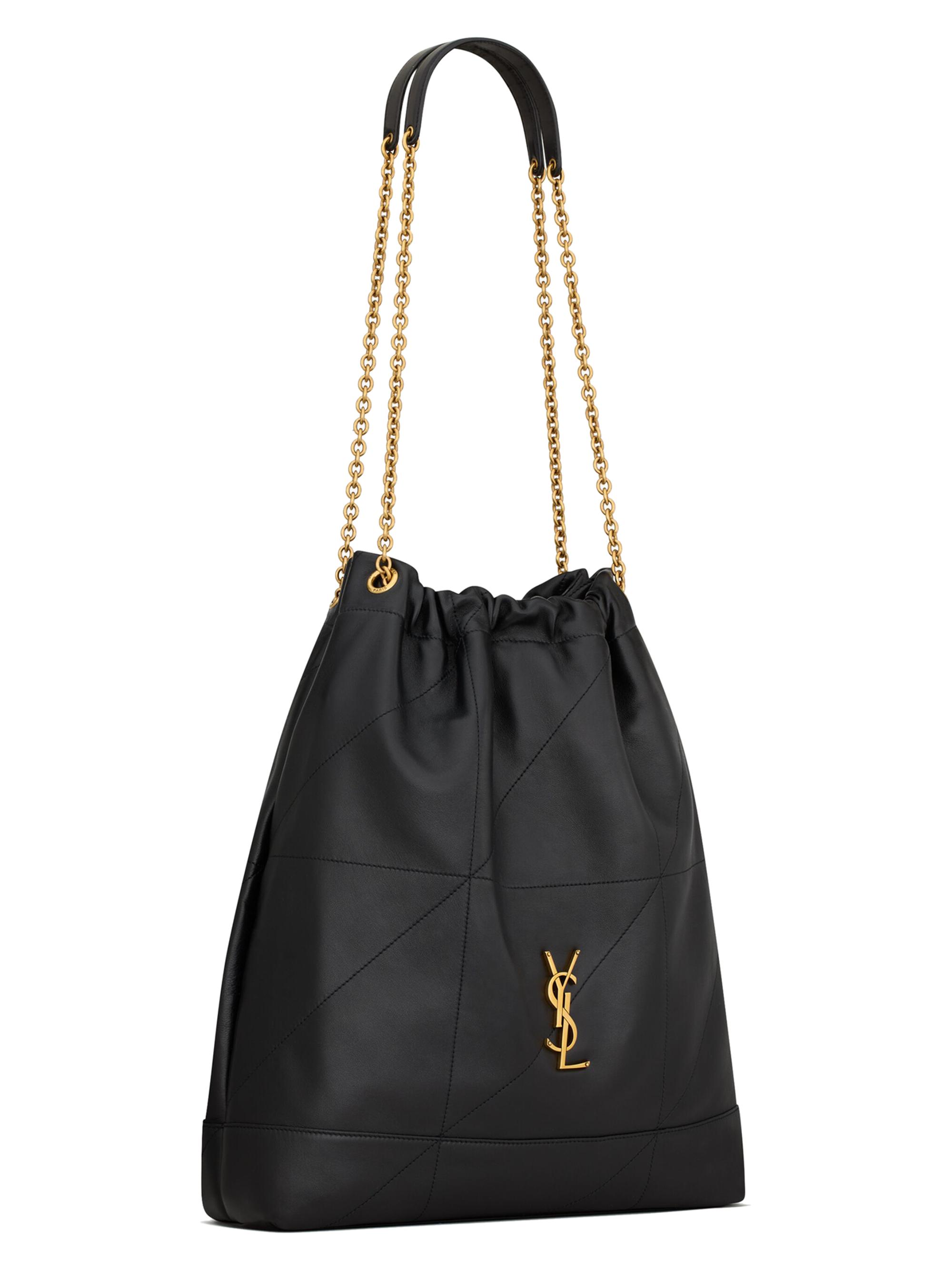 Yves Saint Laurent ブラックショルダーバッグ Saint Laurent Jamie Large Pochon Shoulder Bag | Saks Fifth Avenue