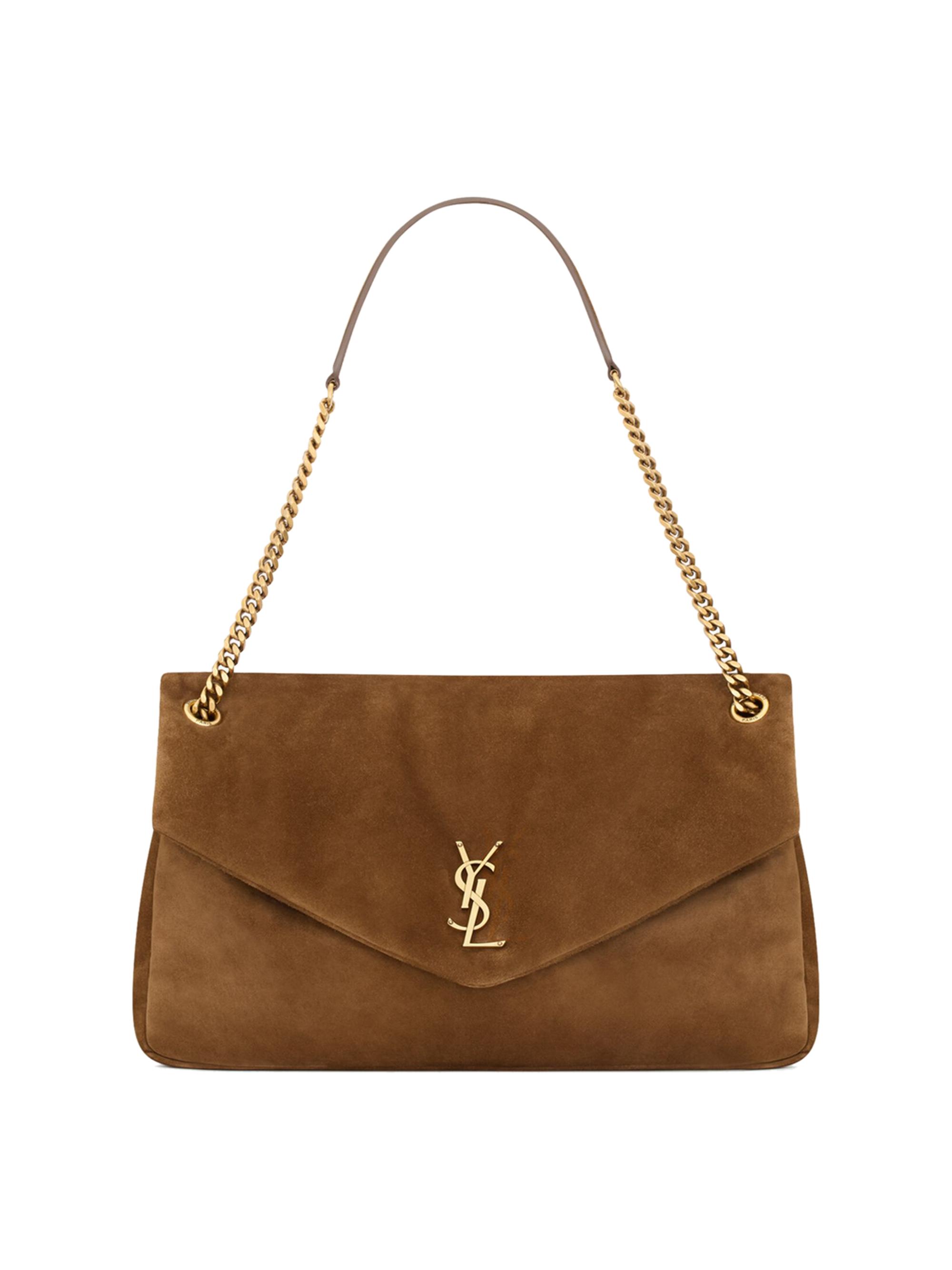 Saint Laurent Women's Calypso  Shoulder Bag - Warm Caramel Cognac