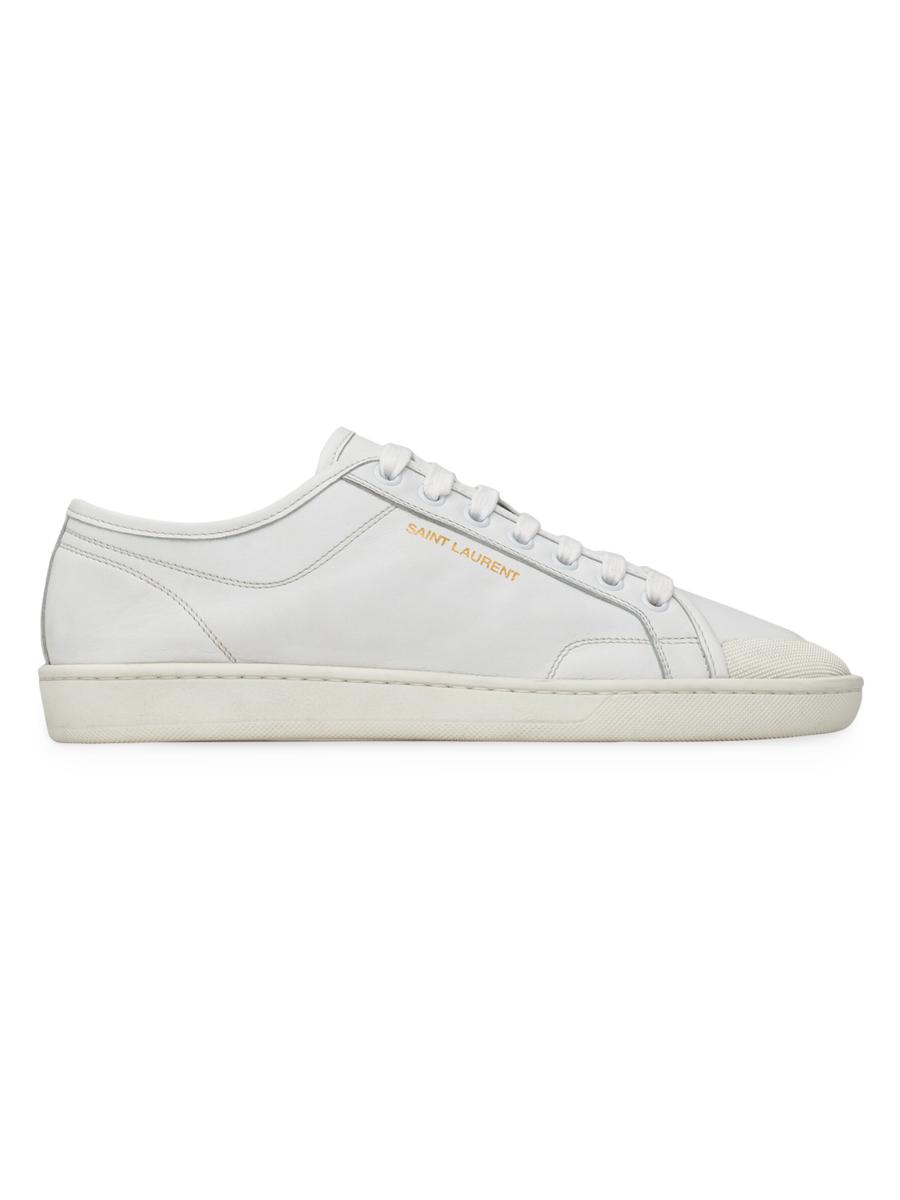 Saint Laurent Gym Sneakers in Smooth Leather | Saks Fifth Avenue