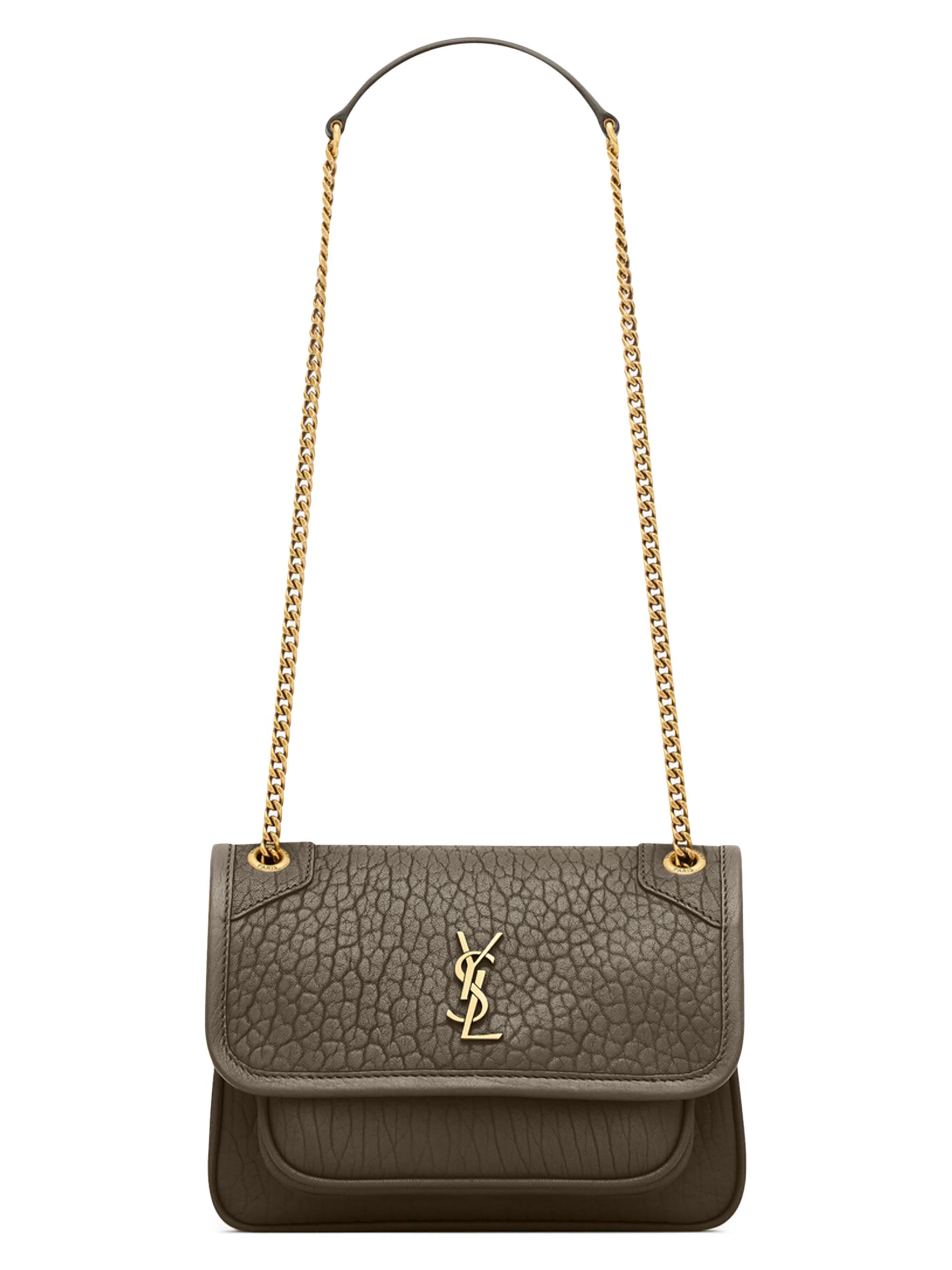 Saint Laurent Women's Niki Mini Bag in Grained Lambskin - Light Musk